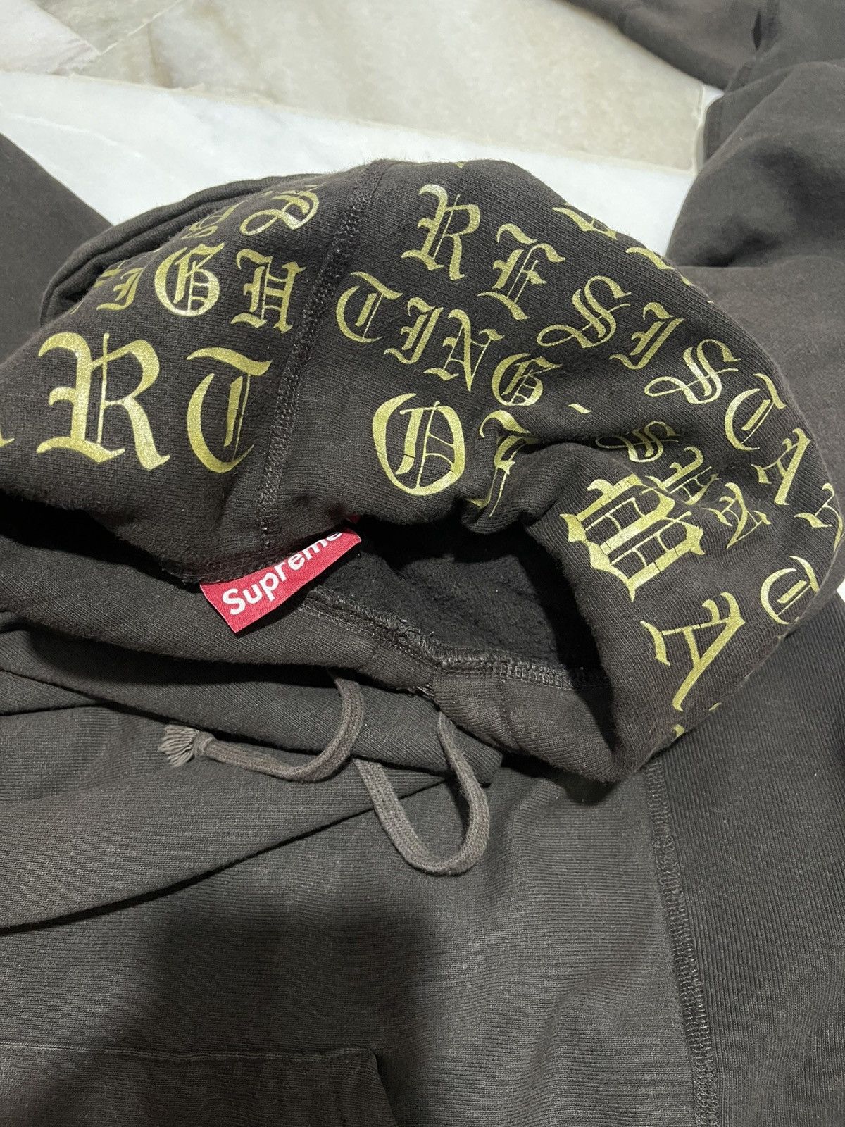 Supreme 2005 Supreme Sun Tzu Old Script Hoodie Size US XL / EU 56 / 4 - 4 Thumbnail