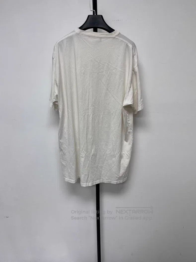 Balenciaga Balenciaga Logo Printed Round Neck Short Sleeve T-Shirt Size US M / EU 48-50 / 2 - 2 Thumbnail