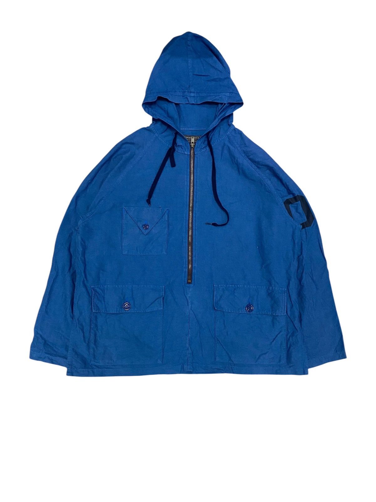 2000s Long Zipper Anorak parka