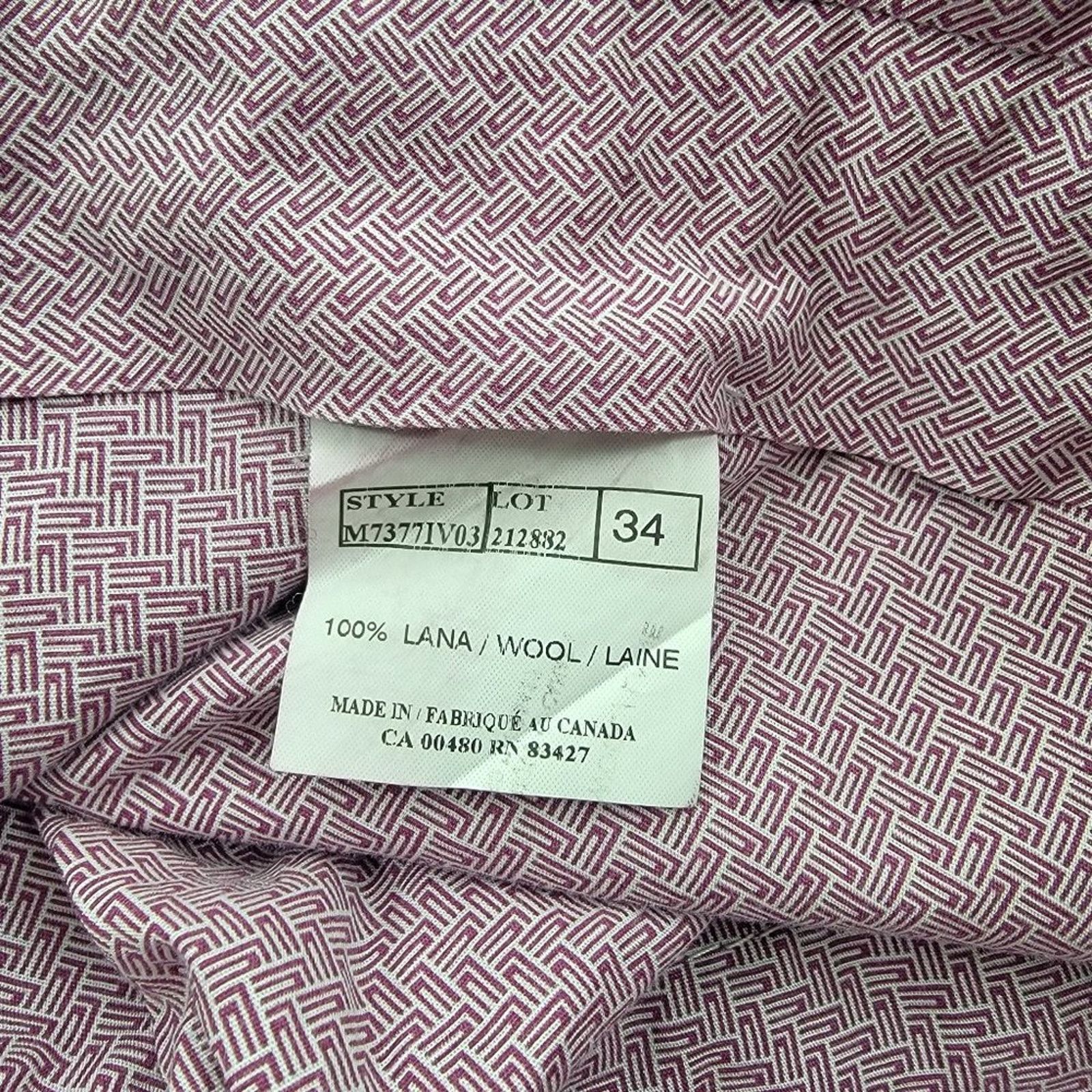 Incotex incotex inside ivory 100% wool pants blue size 34x26 Size US 34 / EU 50 - 4 Thumbnail