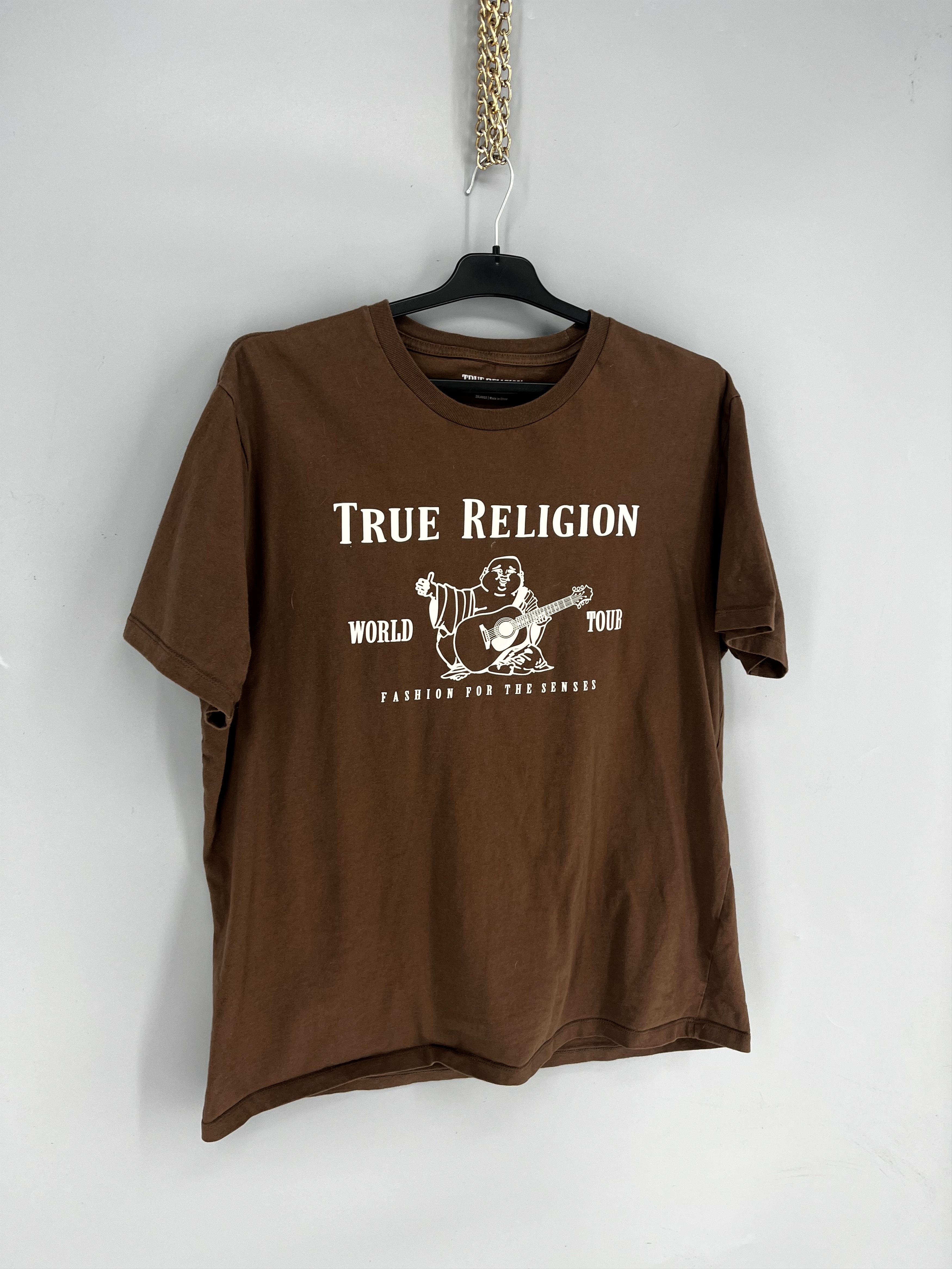 Japanese Brand True Religion Big Buddha Chief Keef Style Rap T Shirt Size US XL / EU 56 / 4 - 2 Thumbnail