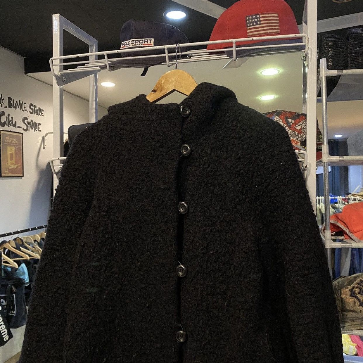 Tsumori Chisato Black Tsumori Chisato Wool Reversible Long Coat Jacket Size US M / EU 48-50 / 2 - 6 Thumbnail