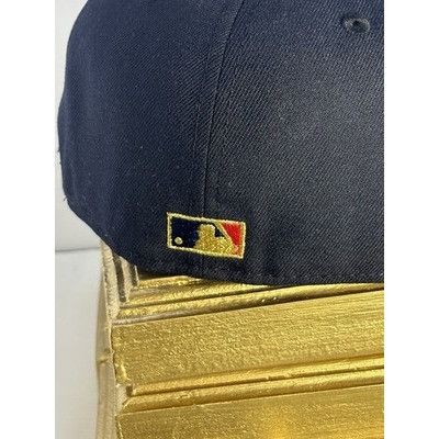 New Era Cleveland Indians Cooperstown 59FIFTY Jacobs Patch Fitted Ha Size ONE SIZE - 6 Thumbnail