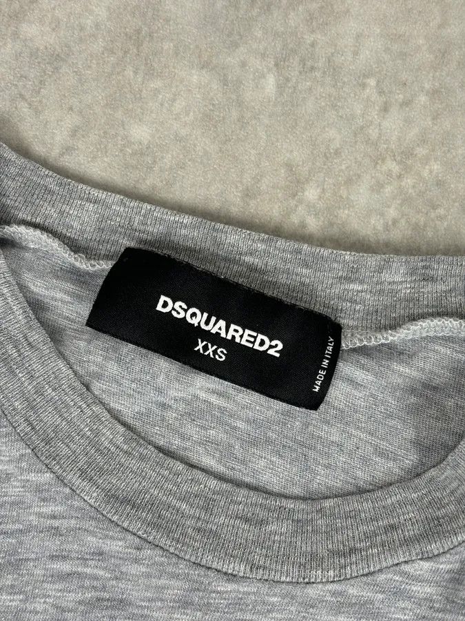 Dsquared2 AW2018 Dsquared2 Grey Cowboys Floral Embroidered T-Shirt Size US S / EU 44-46 / 1 - 9 Thumbnail