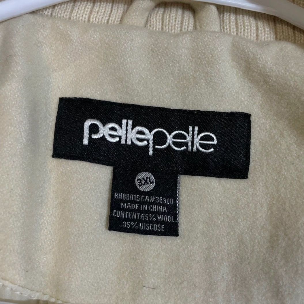 Pelle Pelle Pelle Pelle Utility Jacket 3XL Beige Wool Blend Full Zip Hip Hop Y2K Streetwear Mens Big & Tall Wool Beige 3XL Full Zip Jacket Size US XXL / EU 58 / 5 - 4 Thumbnail