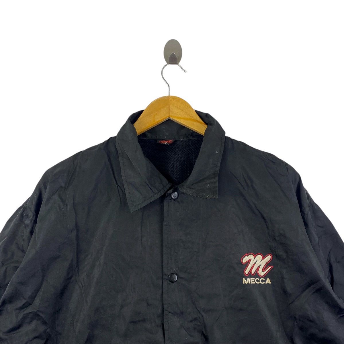 Mecca Y2K MECCA Usa Coach Jacket Big Logo Streetwear Faded Size US XL / EU 56 / 4 - 2 Thumbnail