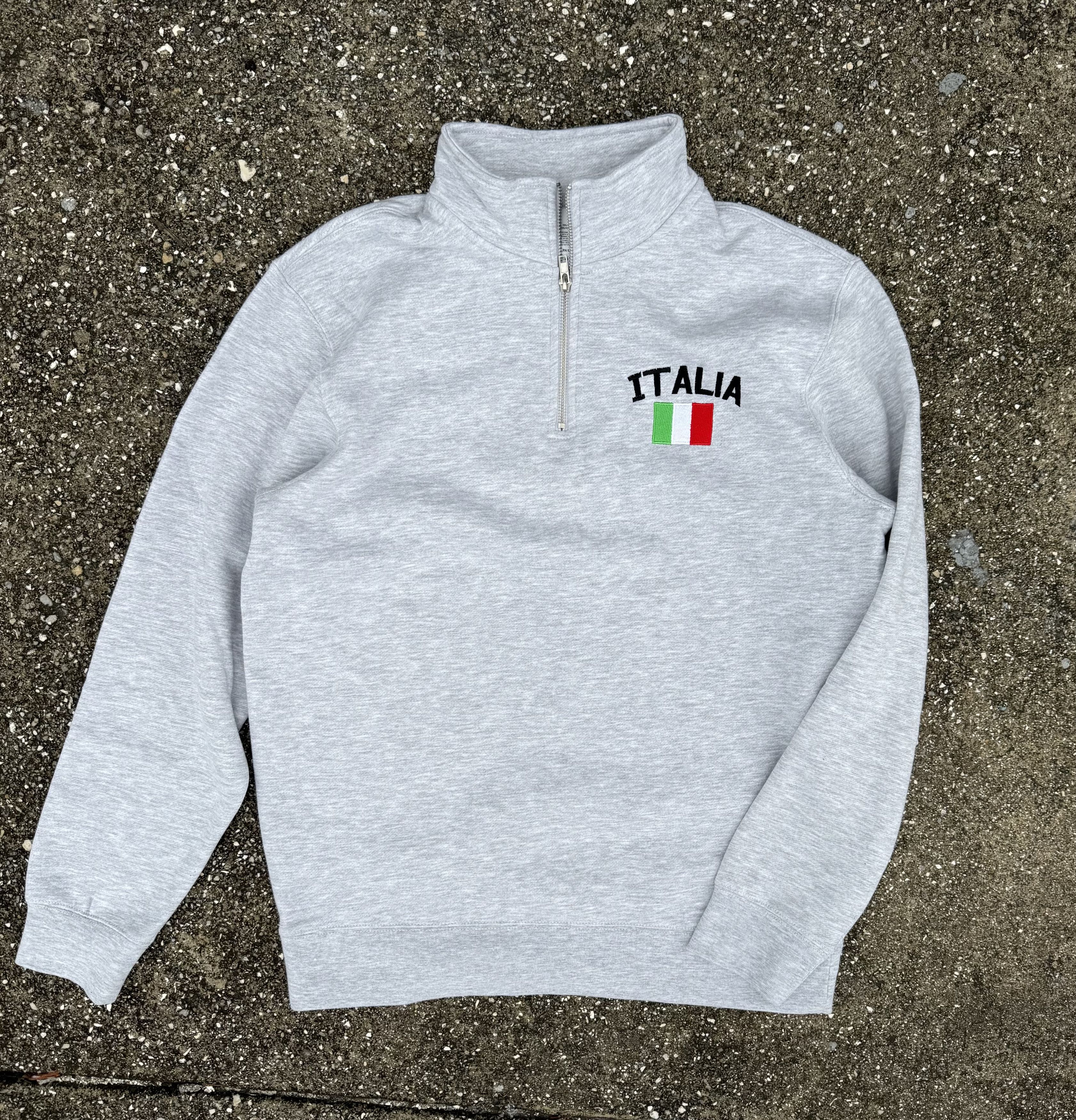 Italia Quarter Zip Sweatshirt sweater