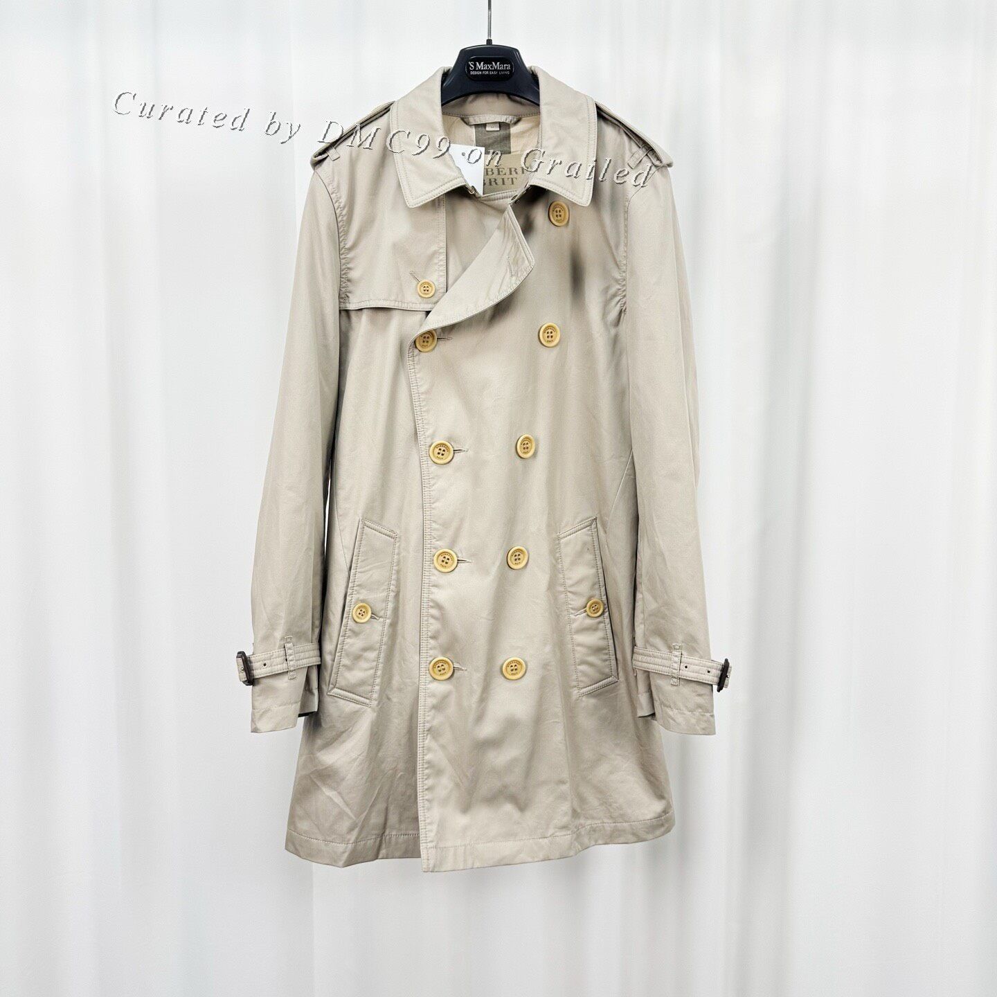 Burberry Burberry Double-Breasted Trench Coat Size US M / EU 48-50 / 2 - 1 Thumbnail
