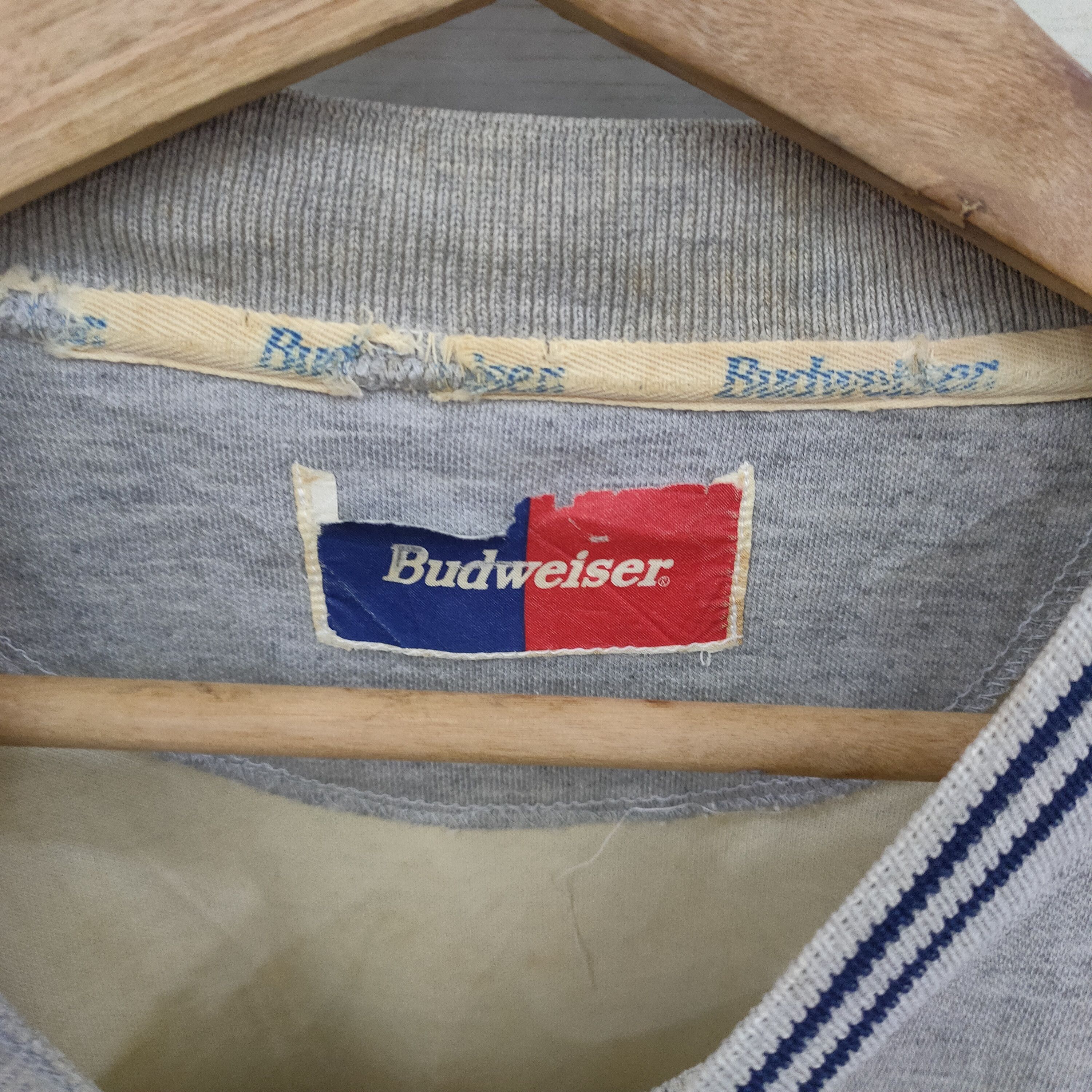 Budweiser × Vintage 80s Budweiser Sweatshirt Size US M / EU 48-50 / 2 - 9 Thumbnail