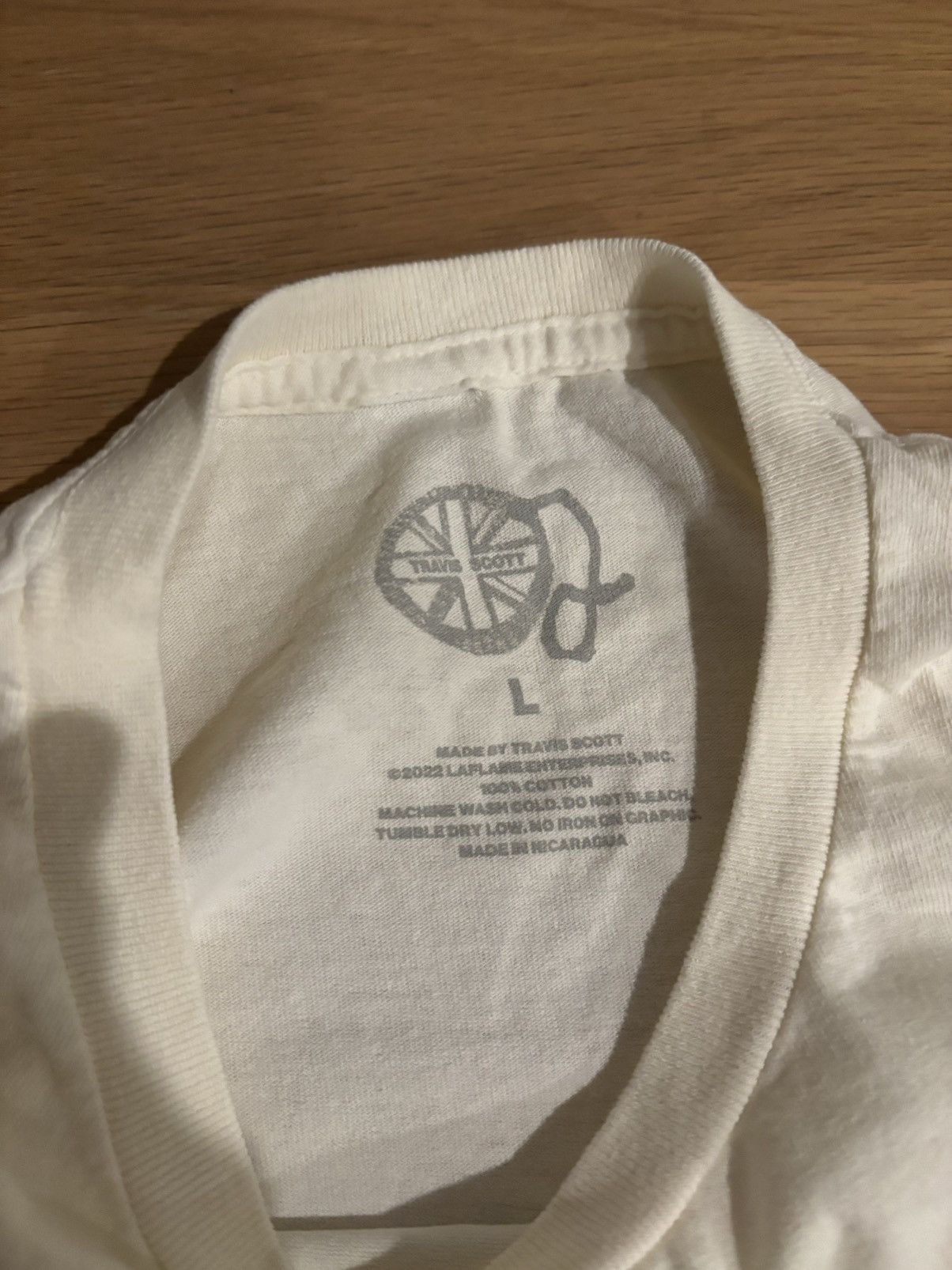 Travis Scott Travis Scott O2 Live Union Jack Tee Size US L / EU 52-54 / 3 - 4 Thumbnail