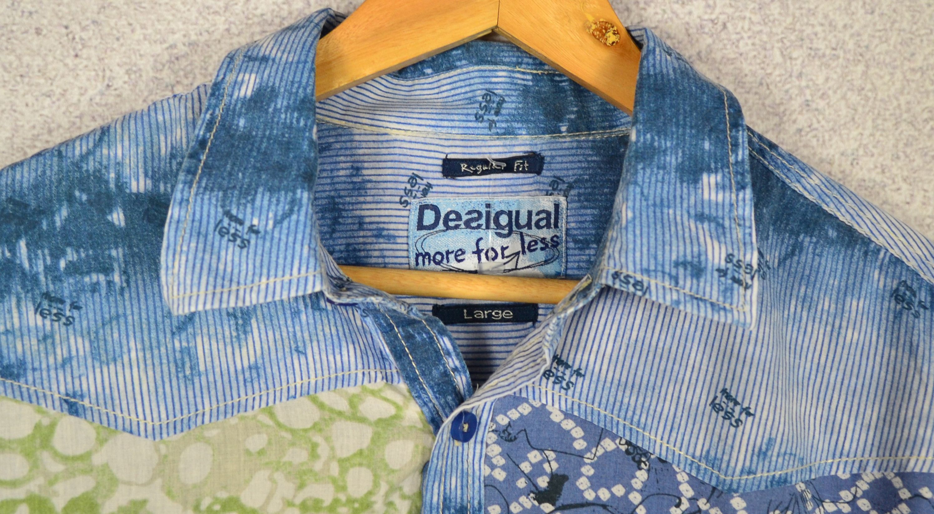 Desigual Archive Desigual Multicolour art crazy shirt Size US L / EU 52-54 / 3 - 5 Thumbnail