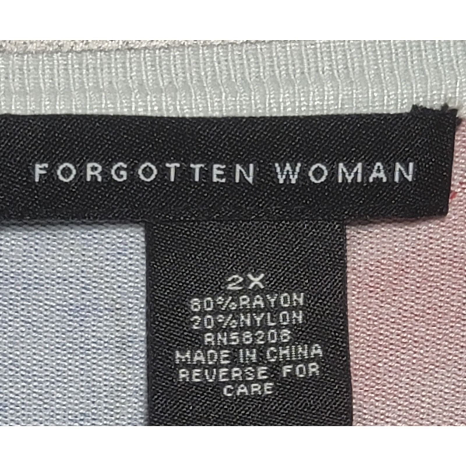 Other Forgotten Woman Multicolor Floral Cardigan Sweater 2X Plus Size XXL / US 16-18 / IT 52-54 - 4 Thumbnail