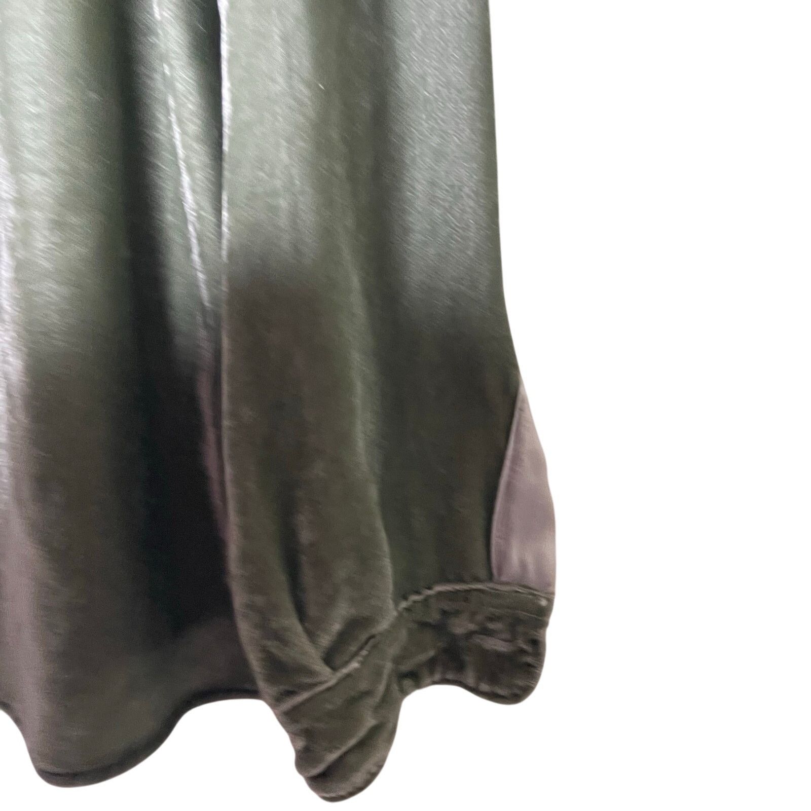 CP Shades CP Shades x Gorsuch The Alana Green Washed Velvet Button Up Size XL / US 12-14 / IT 48-50 - 6 Thumbnail