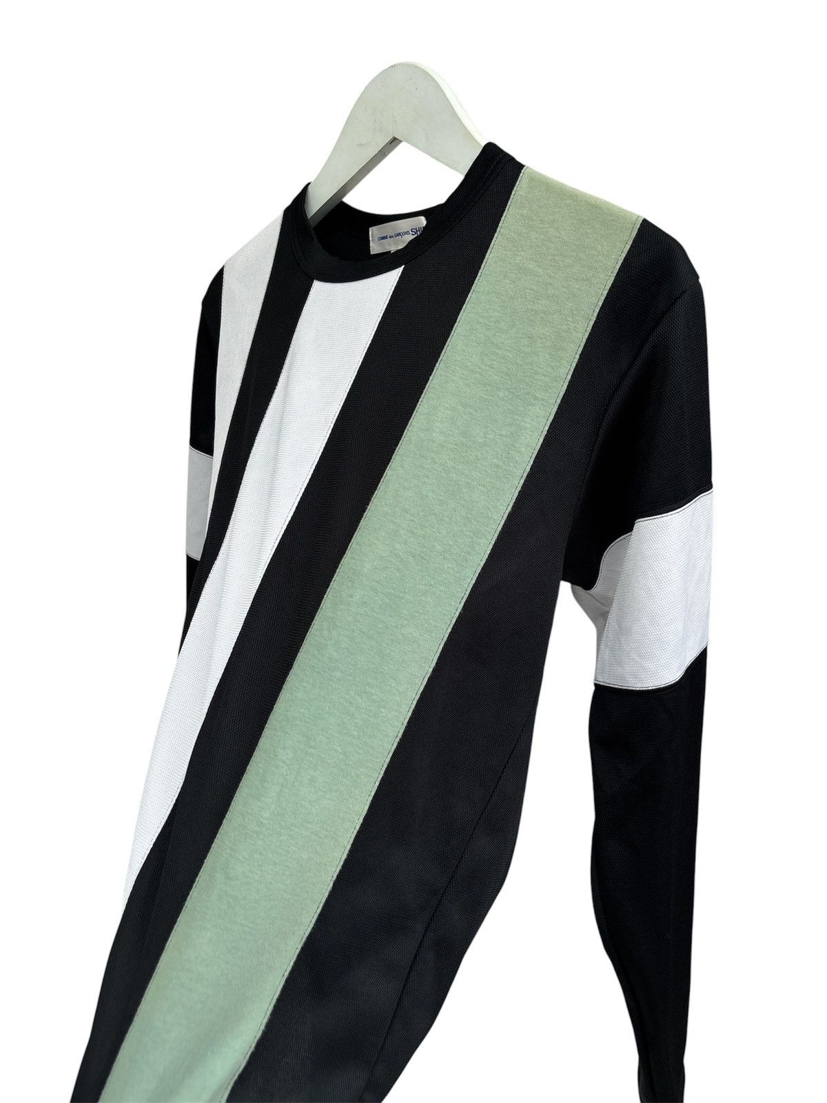 Comme des Garcons Paneled Stripe Longsleeve T-shirt Size US S / EU 44-46 / 1 - 4 Thumbnail