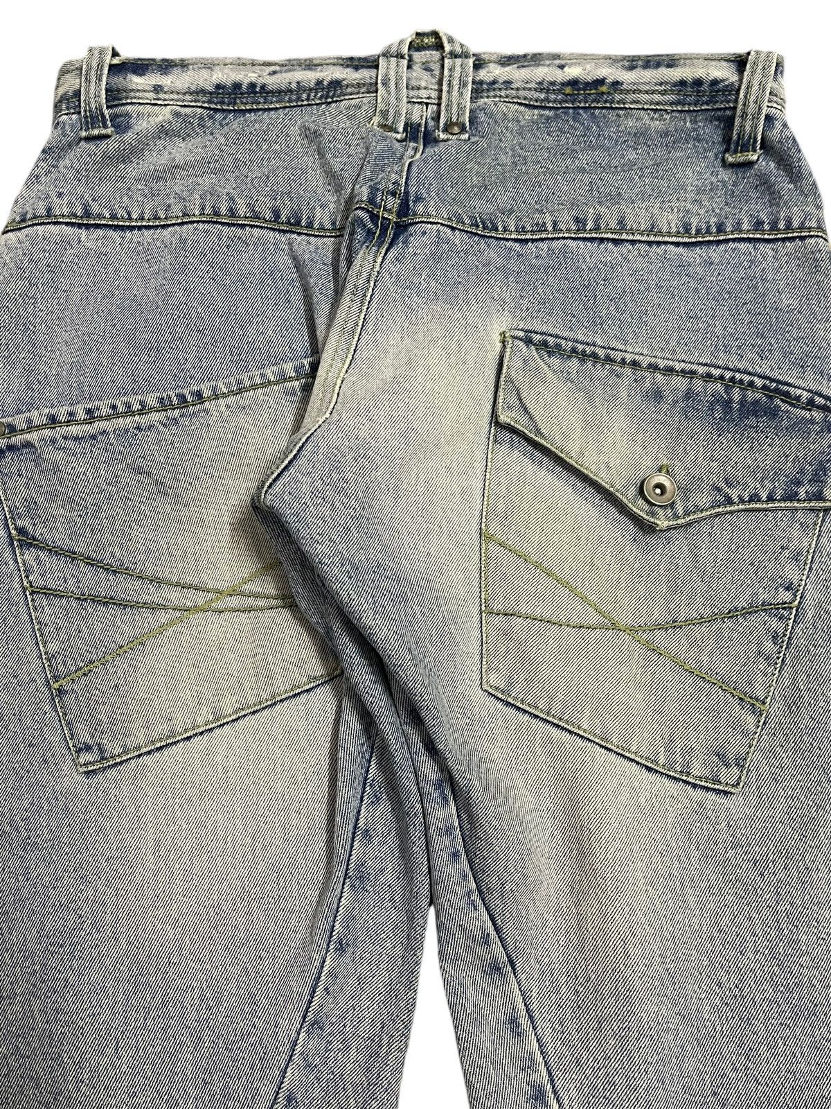 semanticdesign Vintage Japanese Brand Blue Faded Wash Distress Style Jeans Size US 32 / EU 48 - 6 Thumbnail