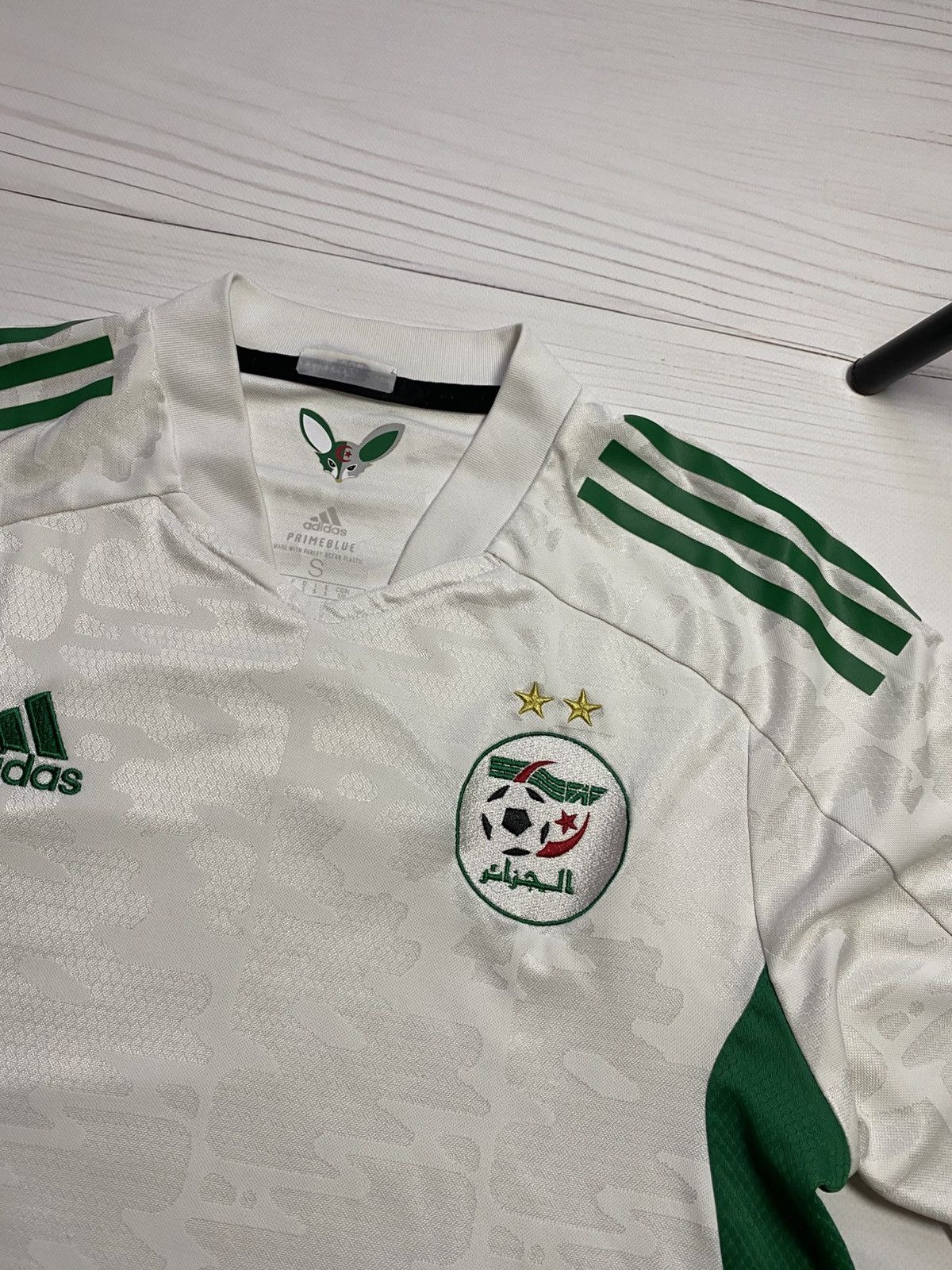 Adidas Adidas Algeria 2020 home soccer football y2k jersey Size US S / EU 44-46 / 1 - 11 Thumbnail