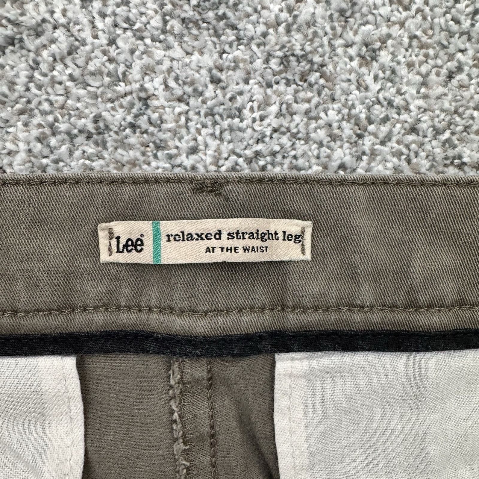 Lee Lee Pants Womens 8 Long Relaxed Straight Casual Y2K Vintage Size 30" / US 8 / IT 44 - 9 Thumbnail