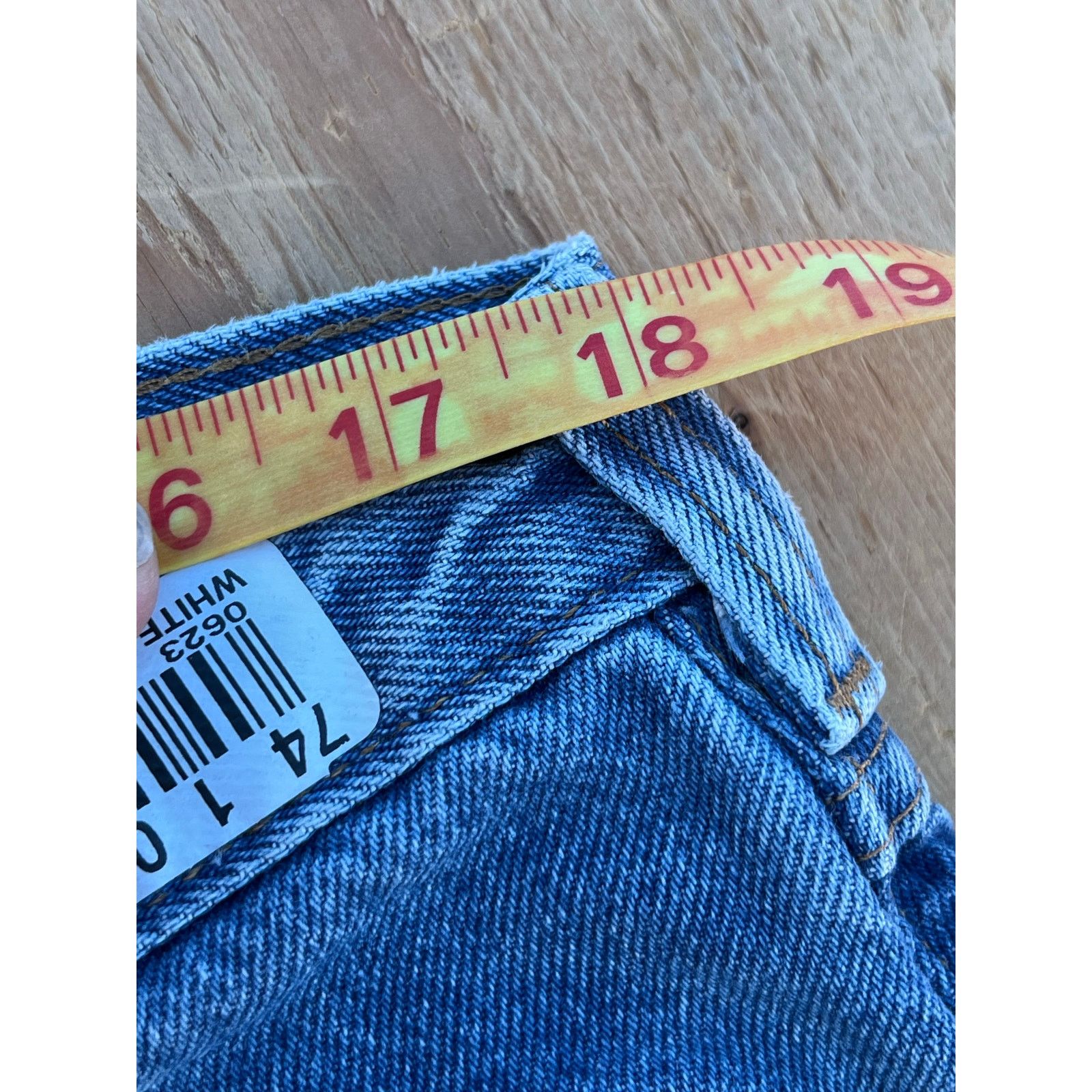 Carhartt Carhartt Jeans Mens 36x32 Blue Denim Work Pants relaxed Size US 34 / EU 50 - 6 Thumbnail