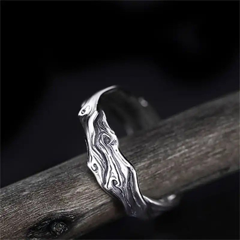 Jewelry × Vintage Vintage Pine Cypress Tree Pattern Ring Size ONE SIZE - 1 Thumbnail