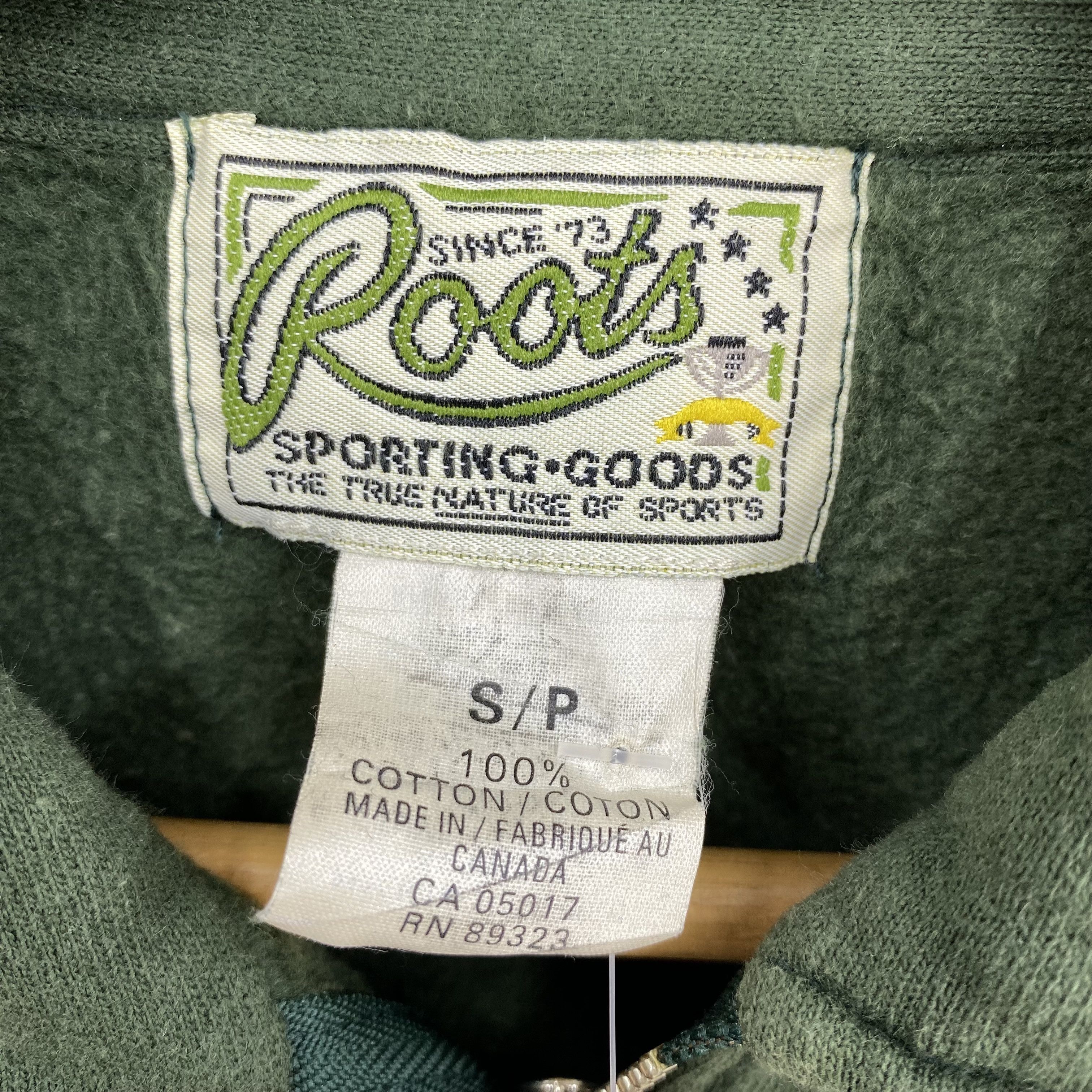 Vintage Vintage Roots Athletics 1/4 Zip Spellout Sweatshirt Canada Size US XL / EU 56 / 4 - 11 Thumbnail