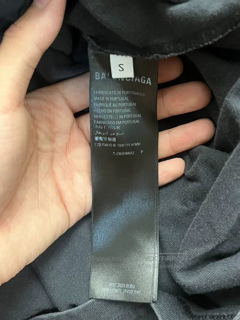 Balenciaga Balenciaga Letter Printed Short Sleeve Crew Neck T-Shirt Size US S / EU 44-46 / 1 - 4 Thumbnail