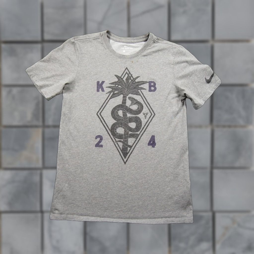 Nike Nike Dri-Fit Kobe Bryant Shirt Mens Small Gray Tee Basketball Mamba Size US S / EU 44-46 / 1 - 1 Thumbnail