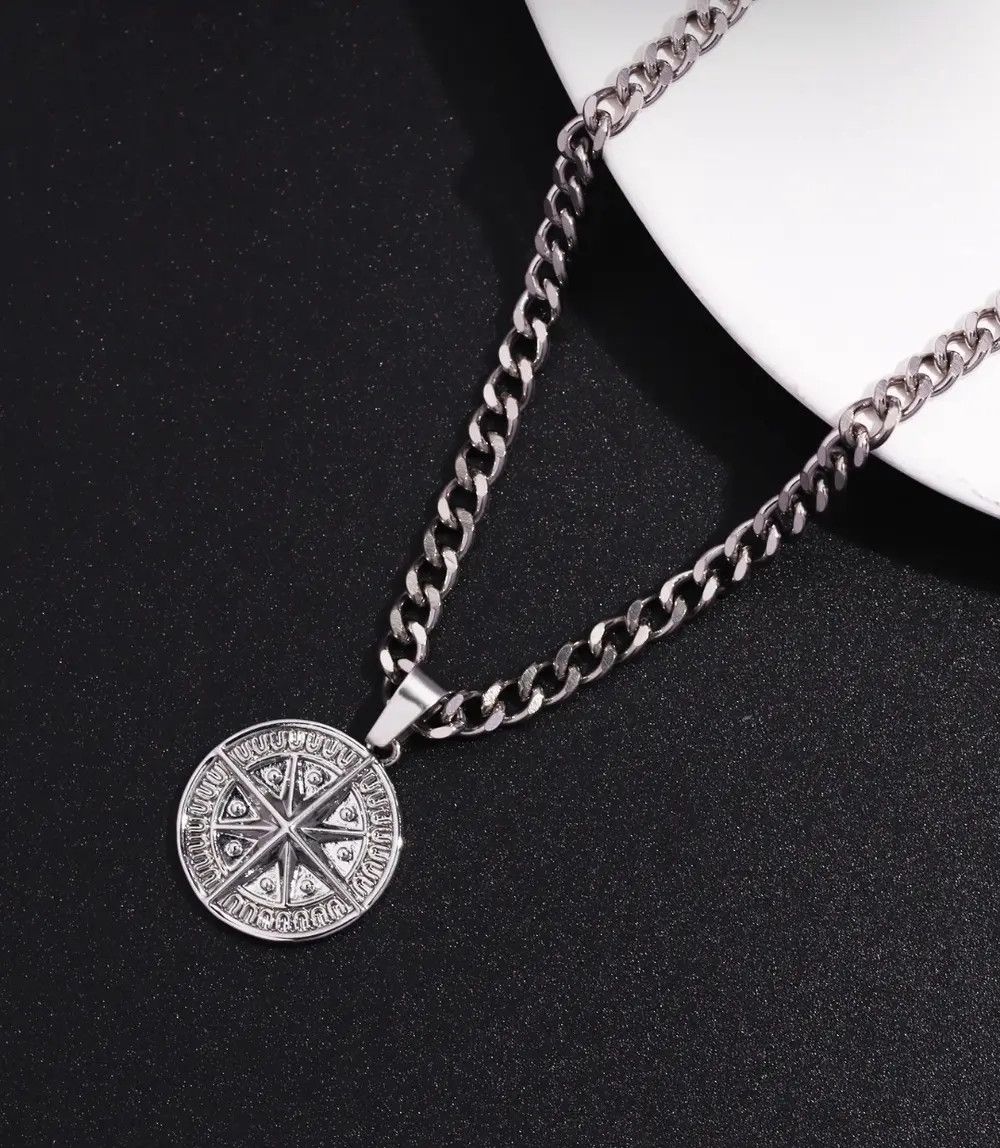 Jewelry × Vintage Compass pendant 50cm necklace vintage vibe Size ONE SIZE - 3 Thumbnail