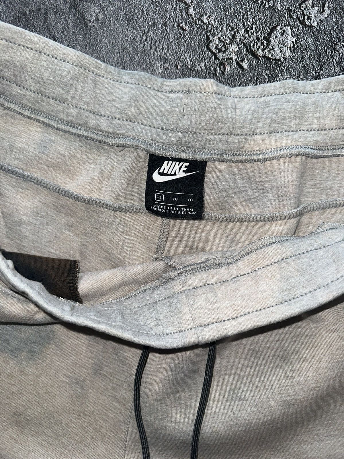 Nike 🌪️ Y2K Crazy Custom Nike Tech Fleece Pants Tie Dye Size US 37 - 9 Thumbnail