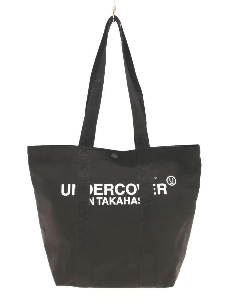 image of Undercover Logo Nylon Tote Bag in Black, Men's