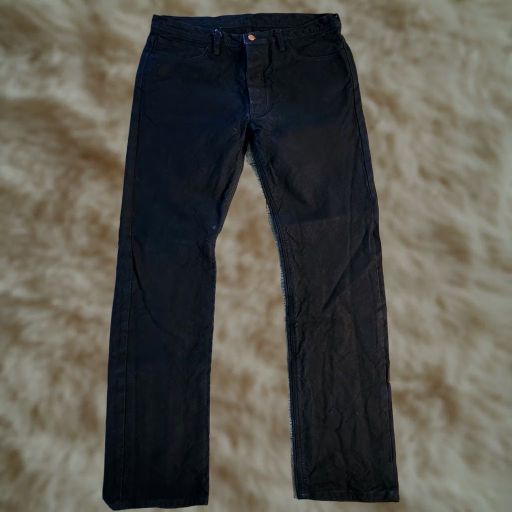 Vintage Mercy Supply Co Jeans Mens 38x33 Dark Blue Straight Heavy Weight Selvedge Denim Jeans Mens 38x33 Dark Blue Straight Heavy Weight Selvedge Denim Size US 38 / EU 54 - 1 Thumbnail