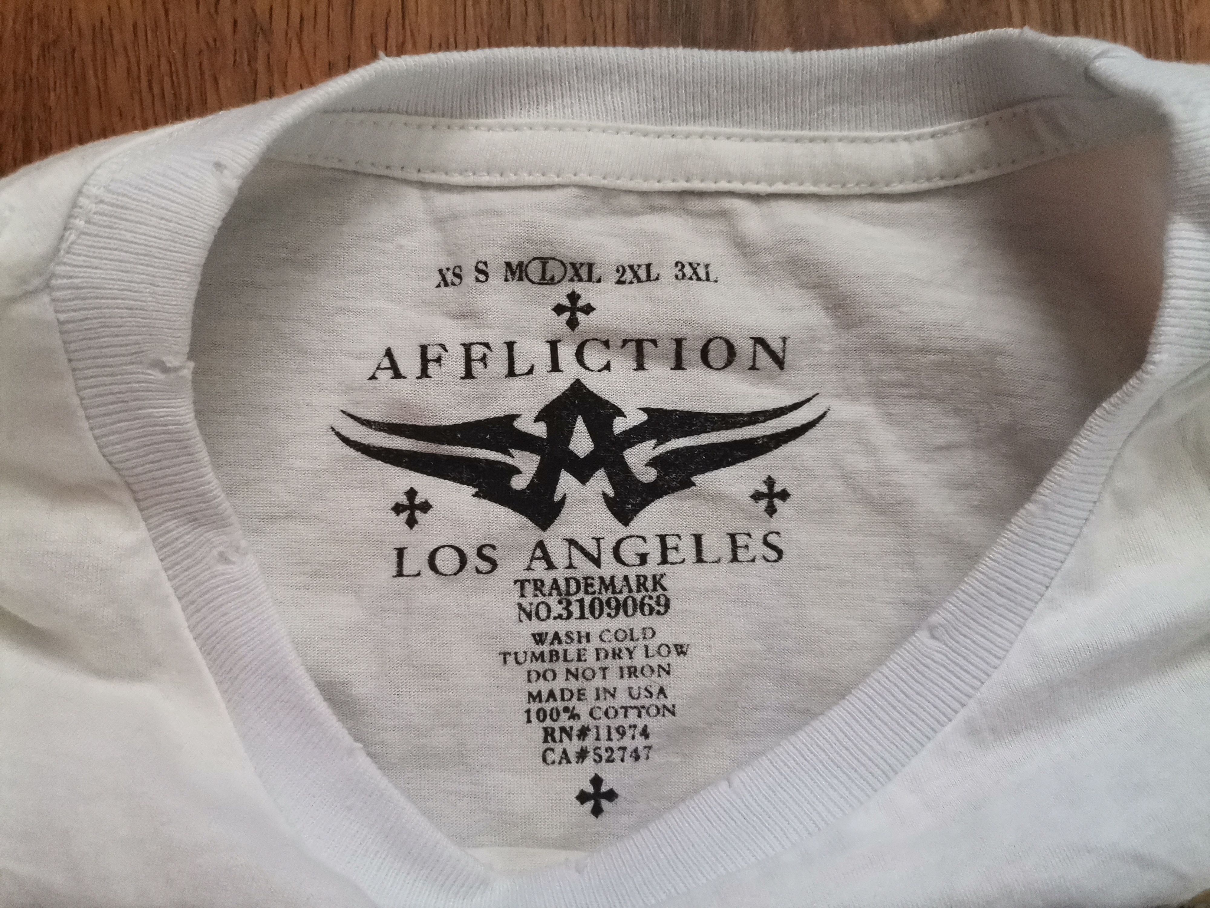 Affliction Affliction Distressed Skull Tee Size US L / EU 52-54 / 3 - 3 Thumbnail