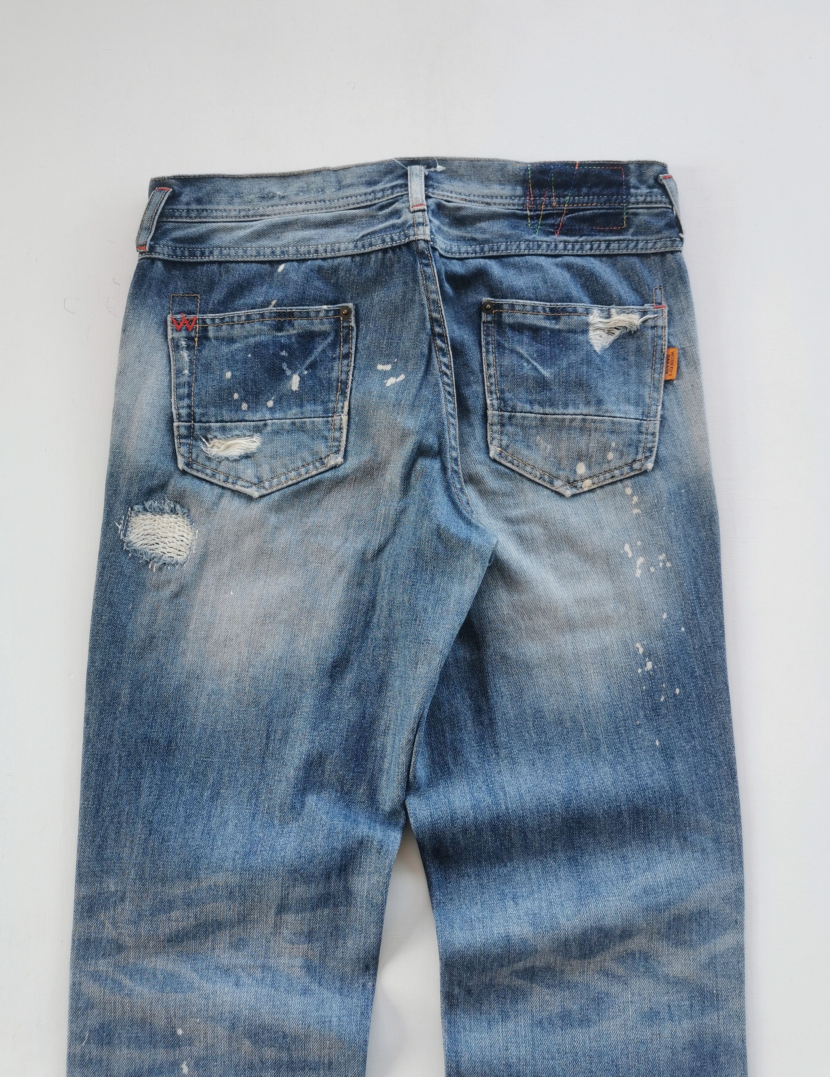 Kapital Distressed Jeans Style Kapital 31x31 Size US 31 - 10 Thumbnail