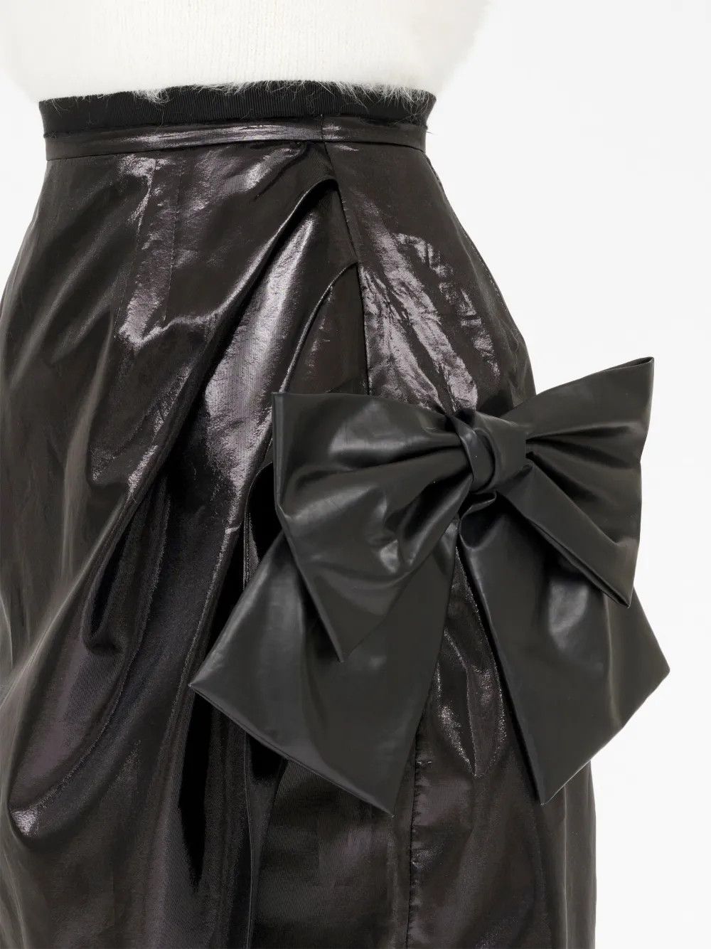 Maison Margiela o1y0625 Midi Skirt in Black Size 26" / US 2 / IT 38 - 3 Thumbnail