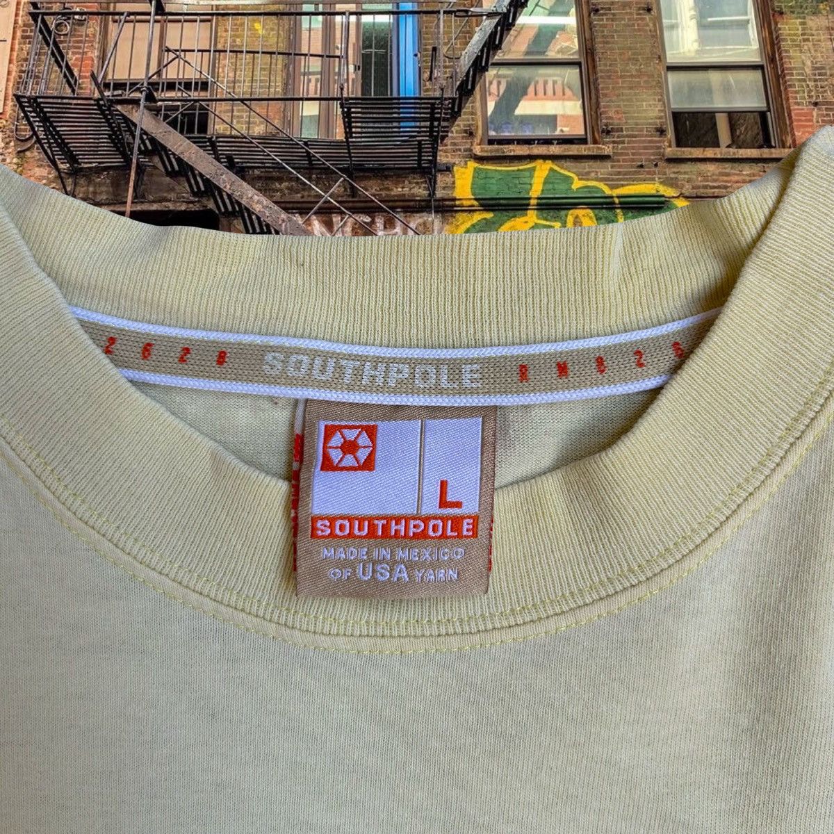 Southpole × Vintage 2000s Southpole Bronx Basketball Backyard Classic Yellow XL Size US L / EU 52-54 / 3 - 5 Thumbnail