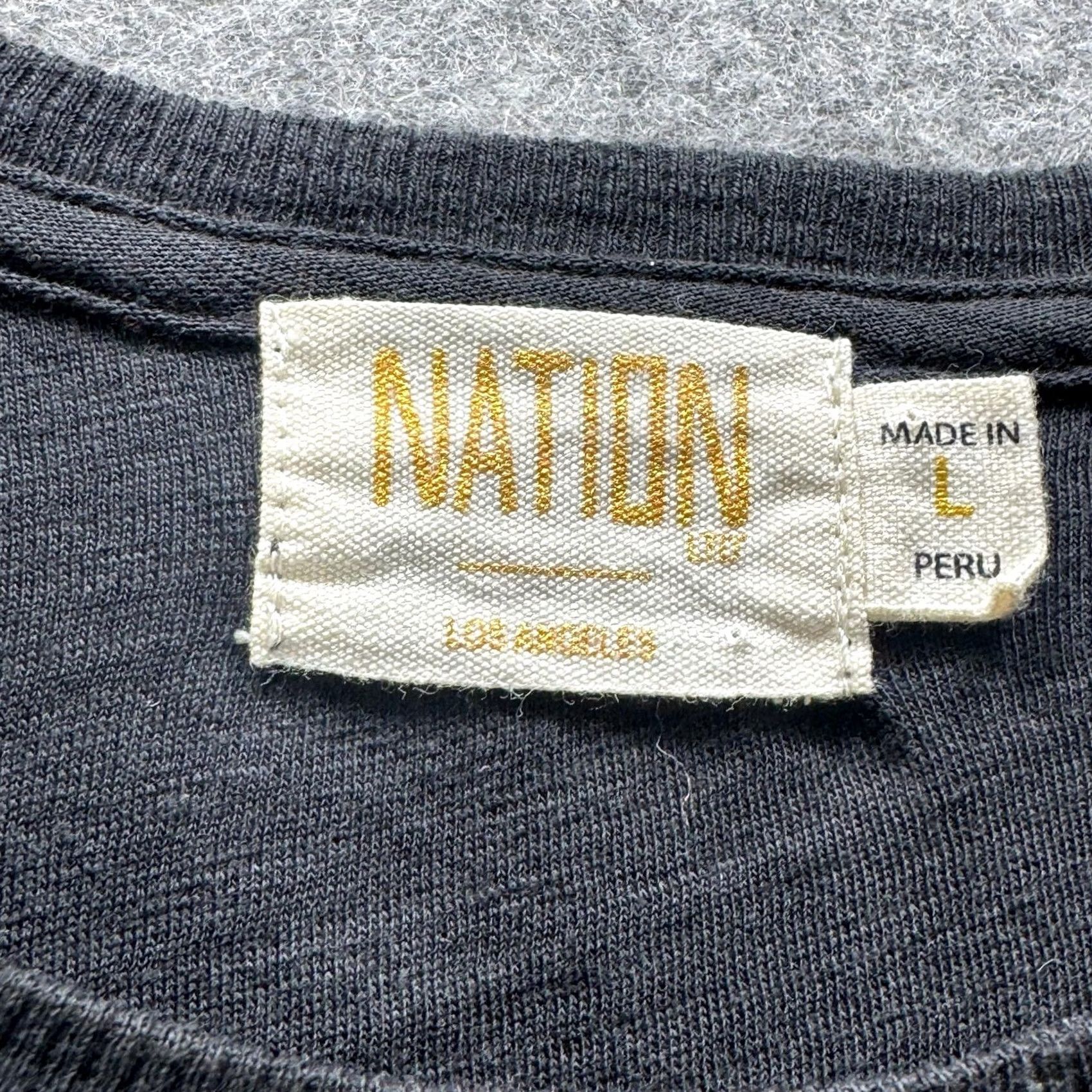 Nation LTD Nation LTD Dress Womens L Black Pima Cotton Jersey Flutter Ruffle Tank Short Size L / US 10 / IT 46 - 3 Thumbnail