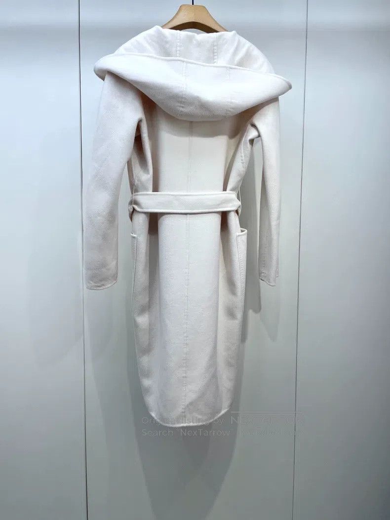 Max Mara Max Mara Cream White Double-faced Cashmere Coat Size XS / US 0-2 / IT 36-38 - 2 Thumbnail