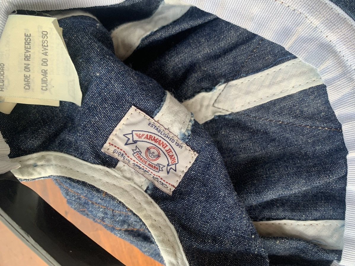 Armani NWT 90’s Jeans Hat Size ONE SIZE - 5 Thumbnail
