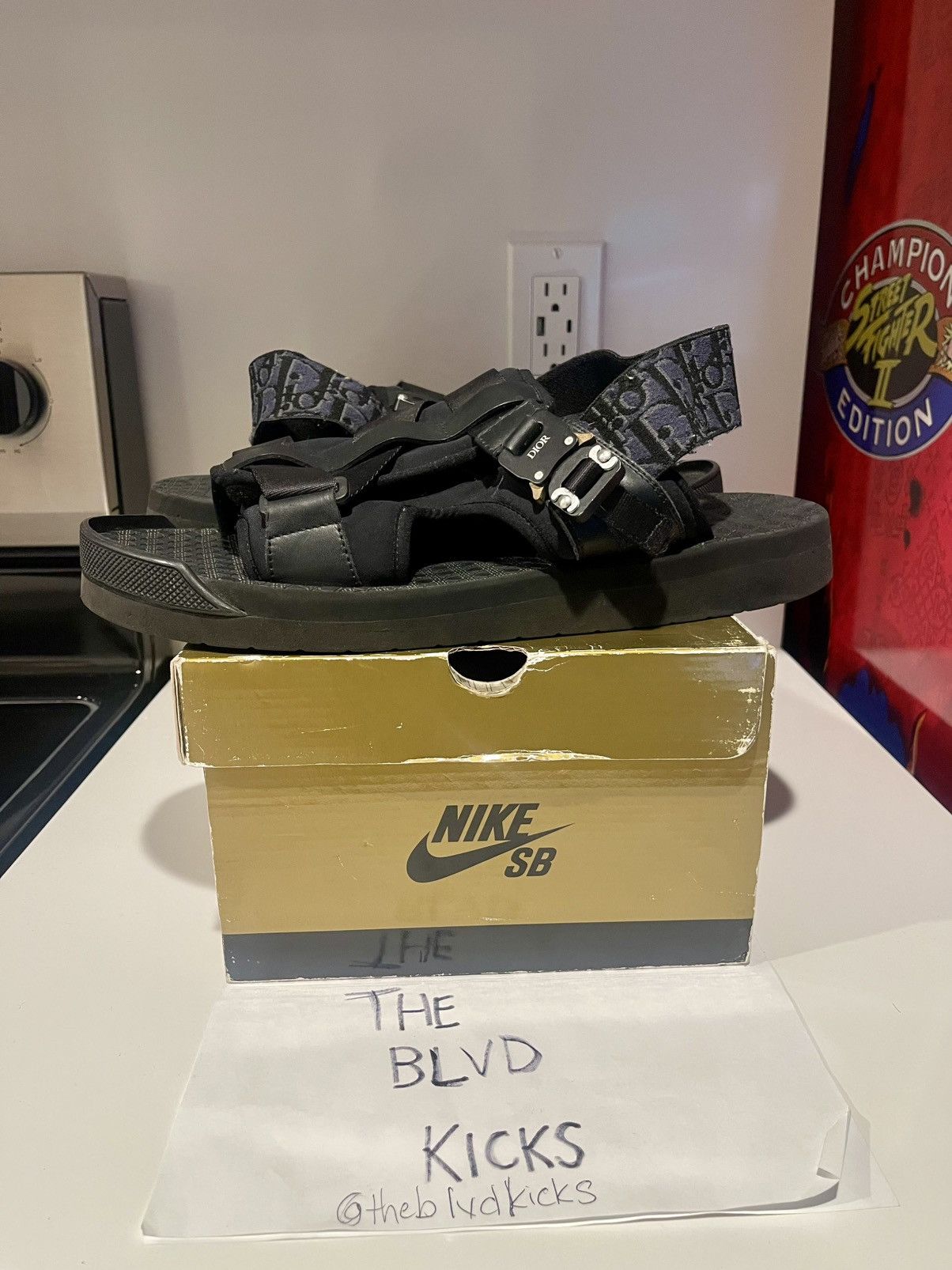 Alyx × Dior 1017 ALYX 9SM x Dior Alpha Oblique Sandals Size US 13 / EU 46 - 1 Thumbnail