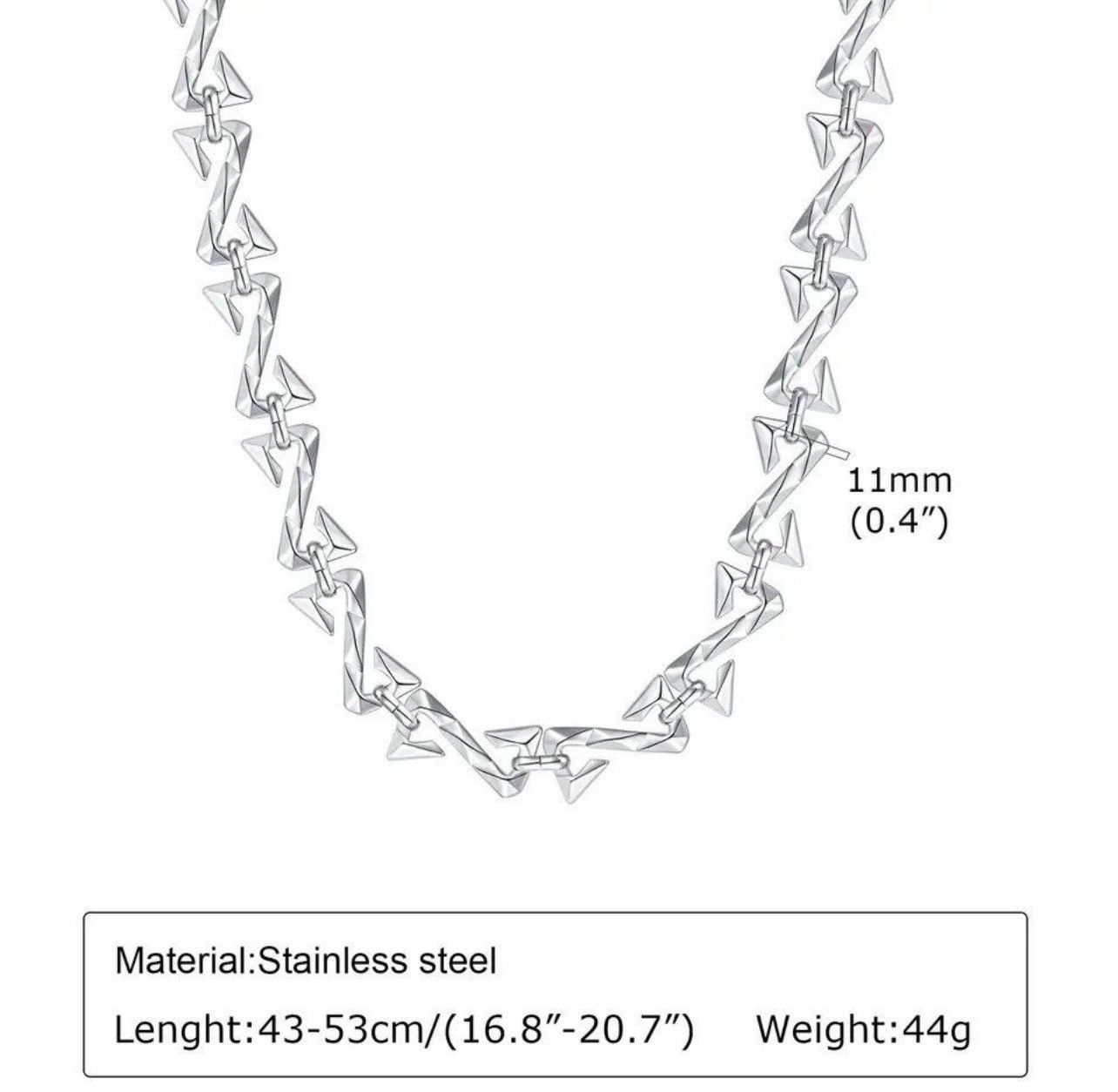 Jewelry 11mm Chain Necklaces Size ONE SIZE - 4 Thumbnail