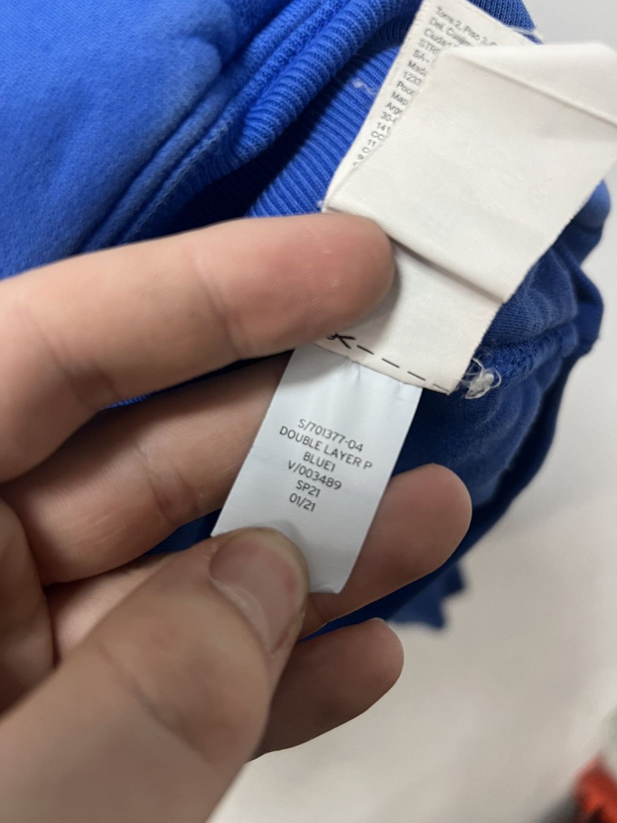 Balenciaga × Gap × Yeezy Yeezy Gap Hoodie Blue Mens Size M Size US M / EU 48-50 / 2 - 9 Thumbnail