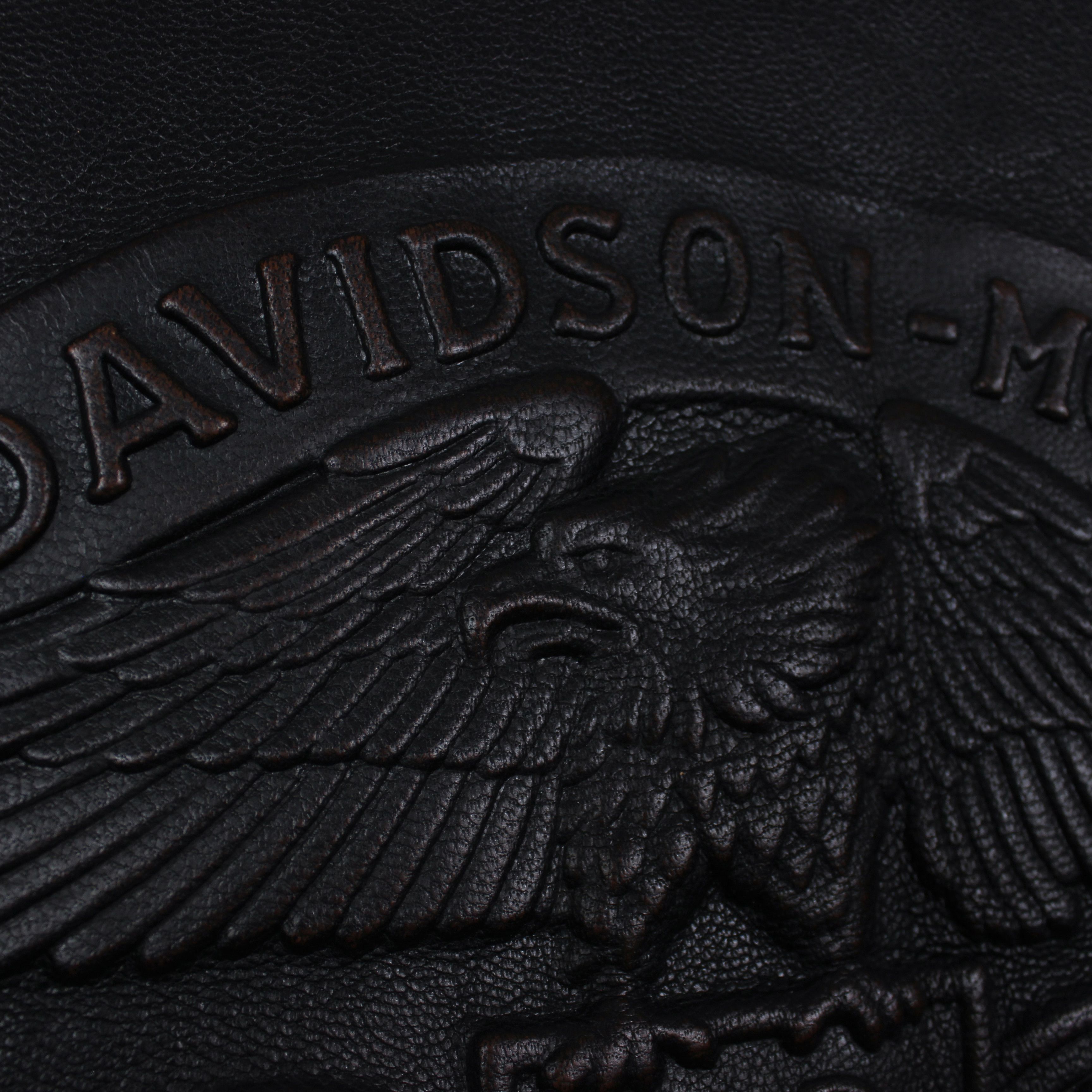 Band Tees Vintage leather vest Davidson Motor HD USA M L Size US L / EU 52-54 / 3 - 7 Thumbnail