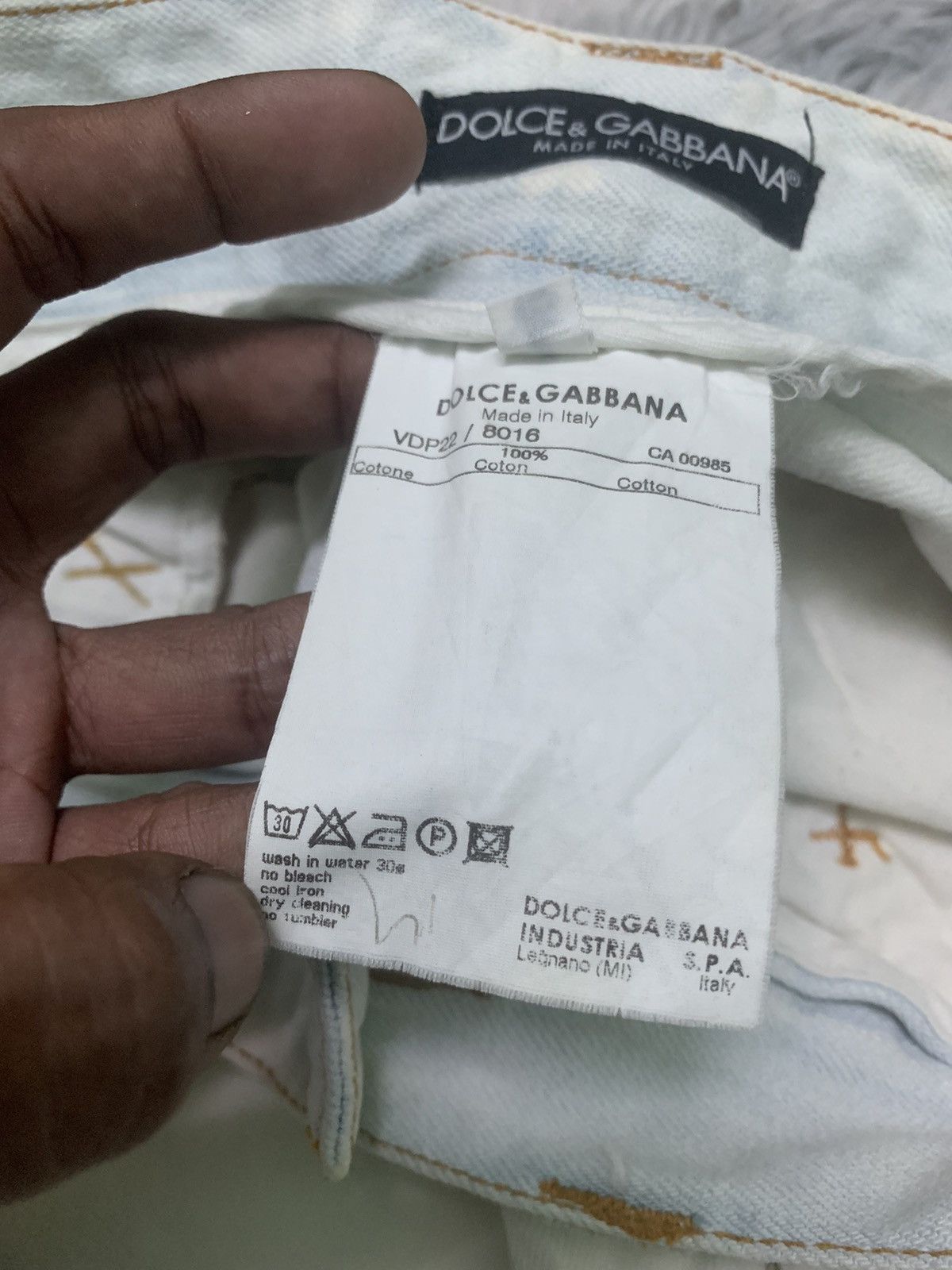 Dolce & Gabbana SS 2002 DOLCE GABANNA FLARE DISTRESSED PANT Size US 30 / EU 46 - 10 Thumbnail