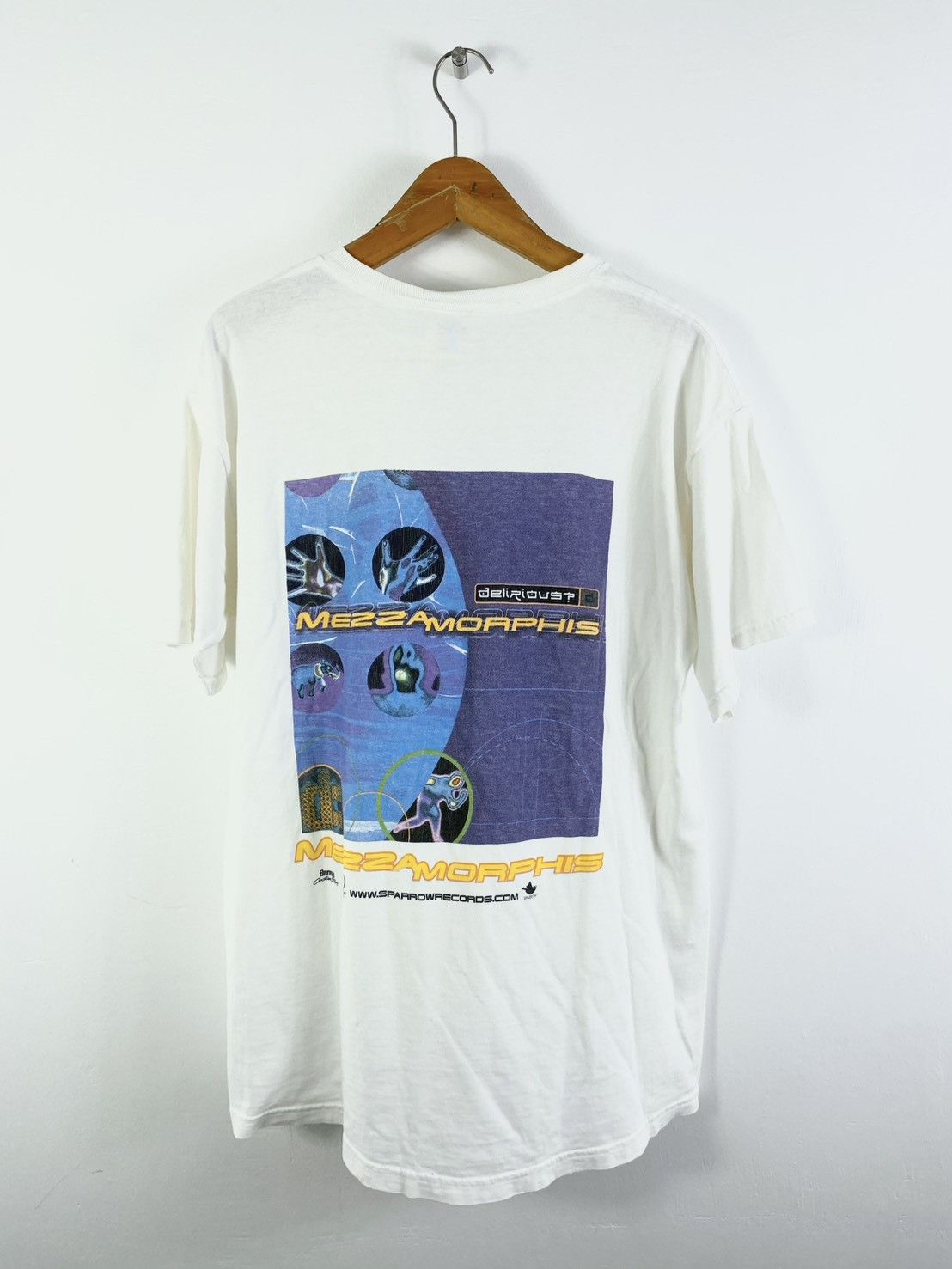Band Tees RARE Vintage 90s Delirious?- Mezzamorphis Band Tee Size US L / EU 52-54 / 3 - 1 Thumbnail