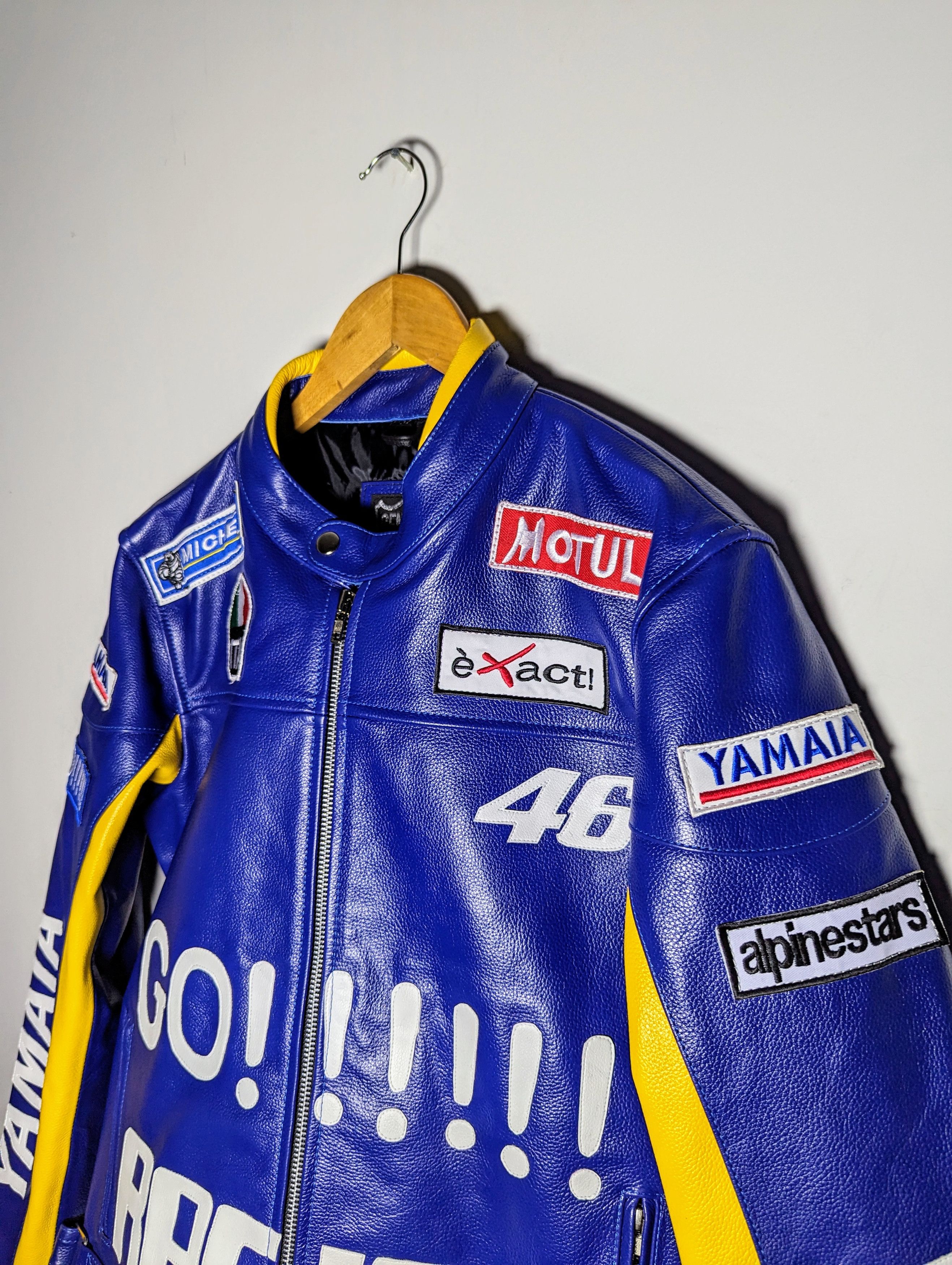 Yamaha 🔥🔥 YAMAHA 🔥🔥 RACING LEATHER JACKET RARE Size US L / EU 52-54 / 3 - 8 Thumbnail