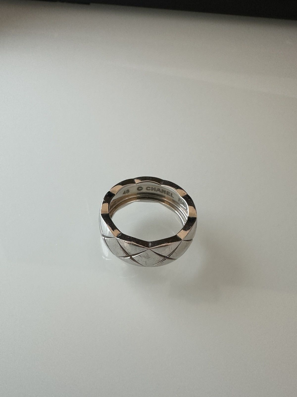 Chanel Chanel Coco Crush Ring 18K White Gold Size 4.5US Size ONE SIZE - 1 Thumbnail