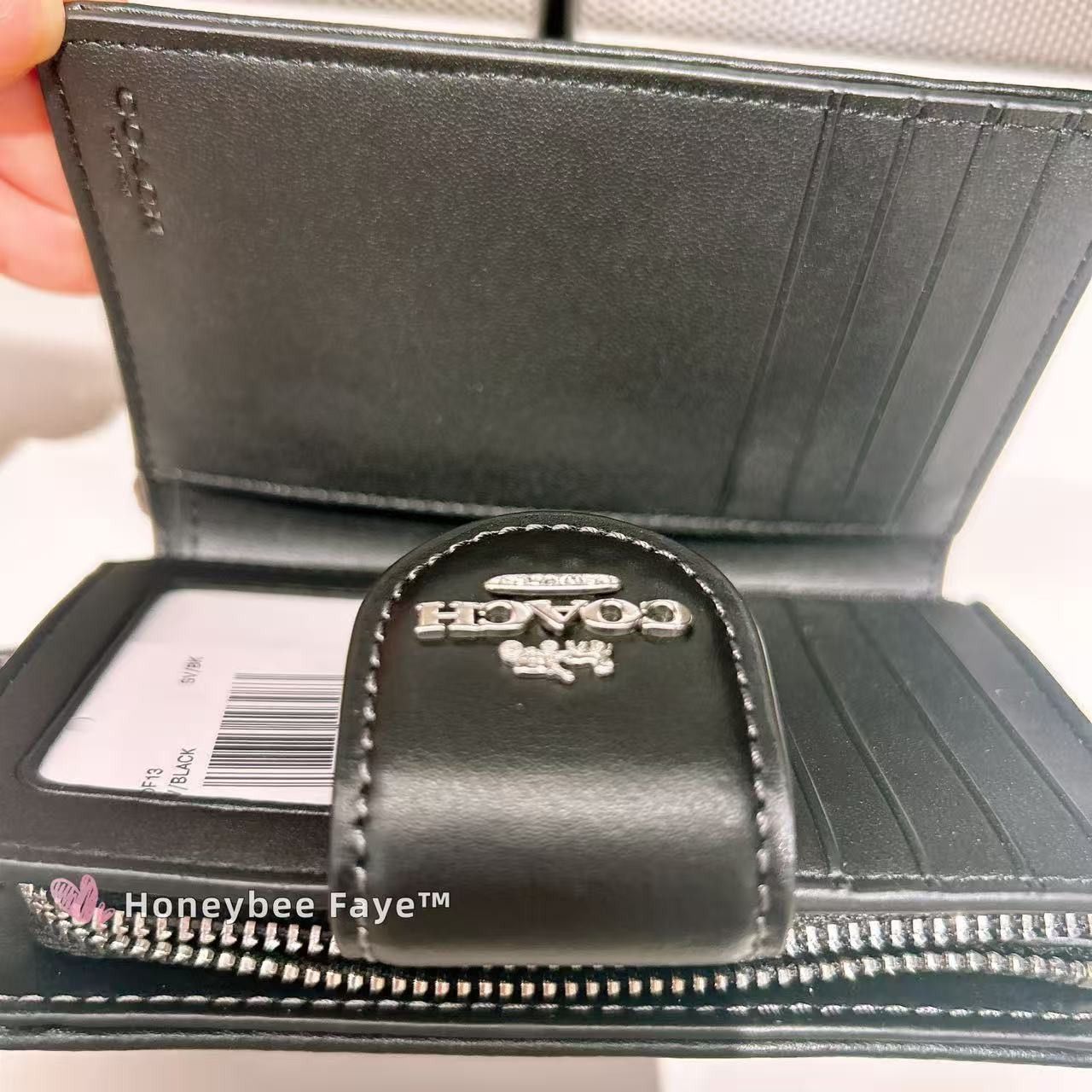 Coach Medium Corner Zip Wallet In Signature Denim CDF13 Size ONE SIZE - 5 Thumbnail