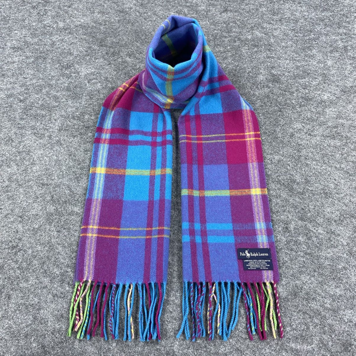 Polo Ralph Lauren × Vintage Polo Ralph Lauren Scarf # Muffler # Neckwear # D176 Size ONE SIZE - 1 Thumbnail