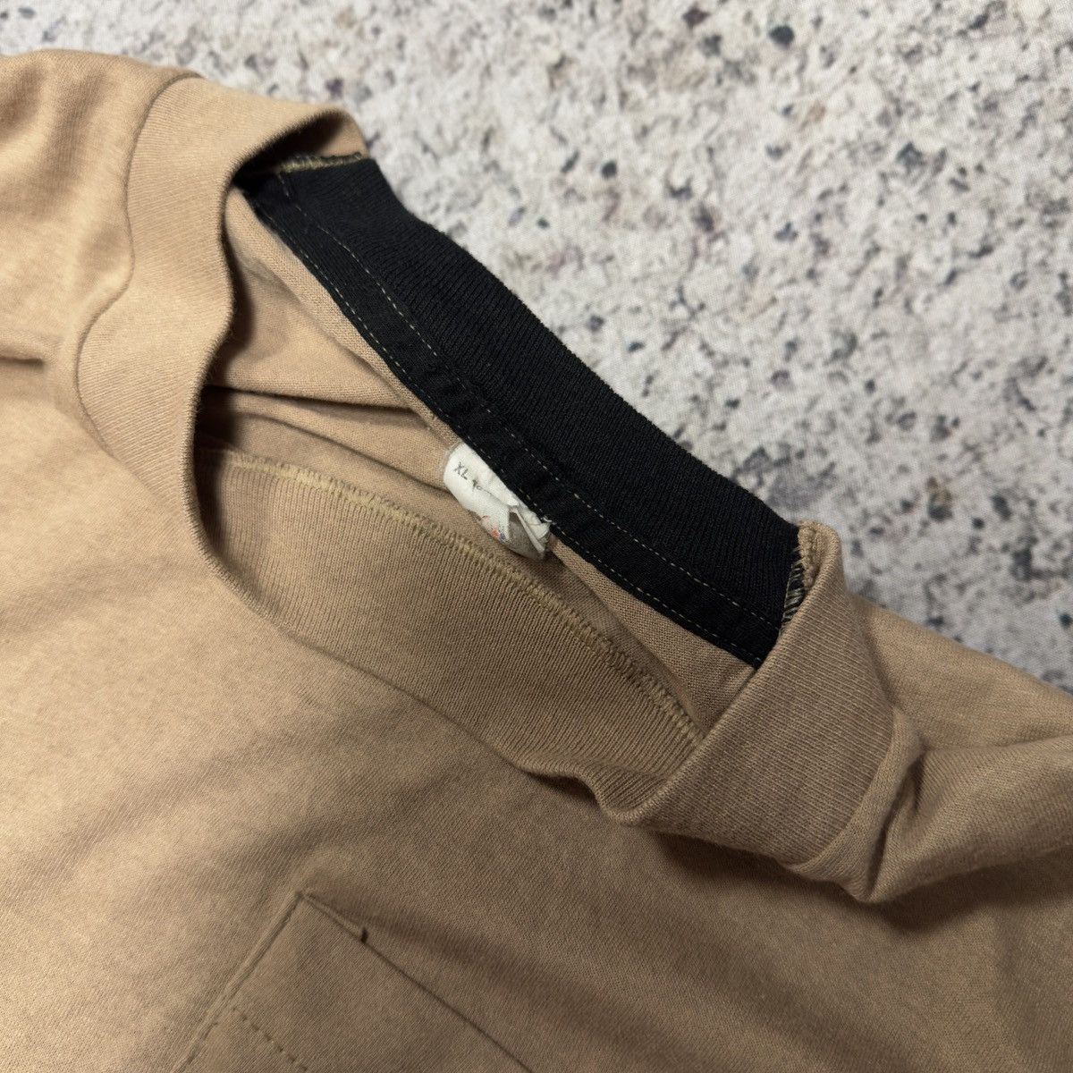 Fruit Of The Loom × Vintage Vintage 80s FOTL Paper Thin Single Stitch Pocket Tee Size US XL / EU 56 / 4 - 5 Thumbnail