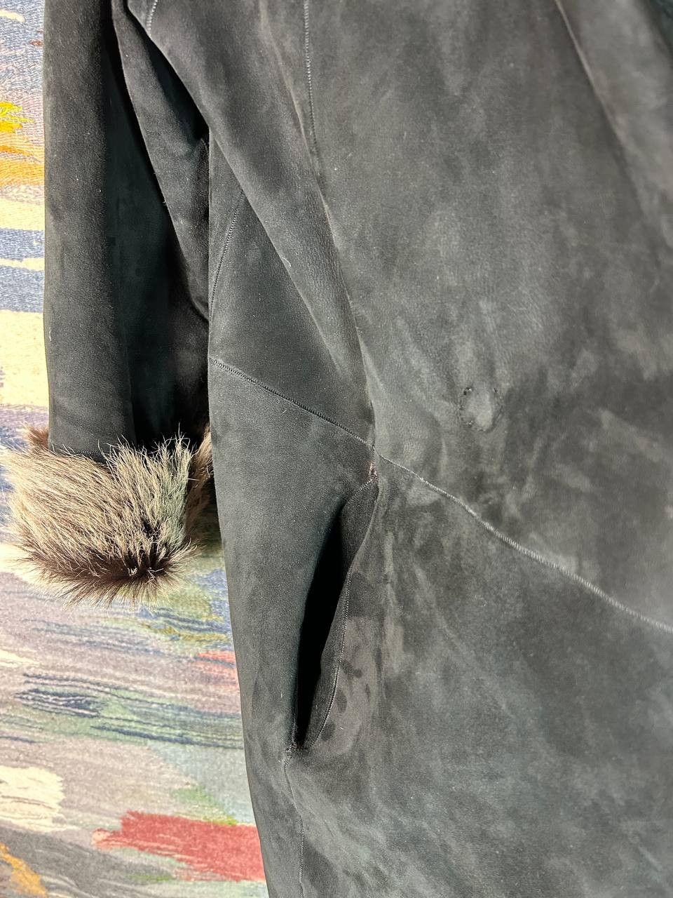 Annette Gortz Annette Görtz Fur & Leather Coat Real Fur AvantGarde EU36 Size S / US 4 / IT 40 - 8 Thumbnail