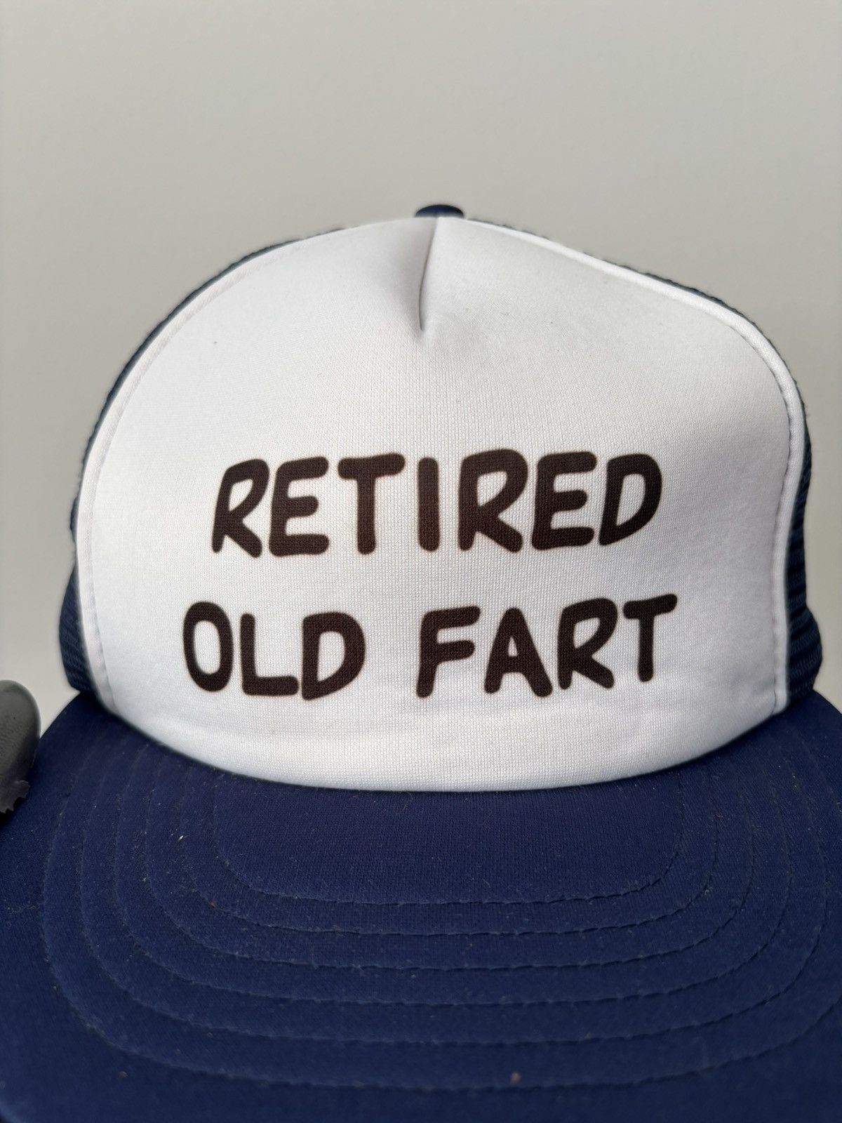 Vintage Vintage ‘Retired Old Fart’ Trucker Hat Size ONE SIZE - 2 Thumbnail